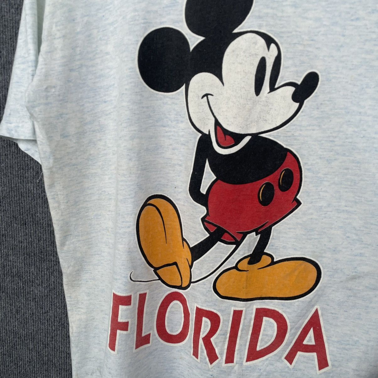 Mickey Mouse × Vintage 1990s Jostens Mickey Mouse Florida T Shirt Size US M / EU 48-50 / 2 - 2 Thumbnail