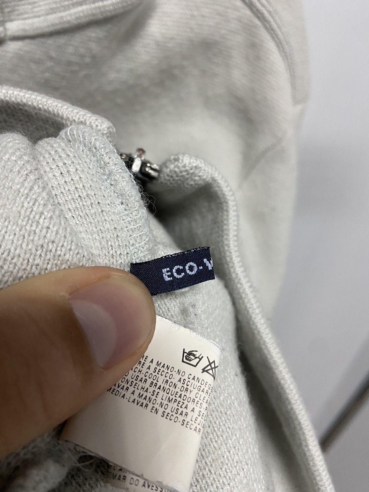 Armani × Vintage Armani logo sleeve Vintage Zip Hoodie Y2K Size US L / EU 52-54 / 3 - 10 Thumbnail