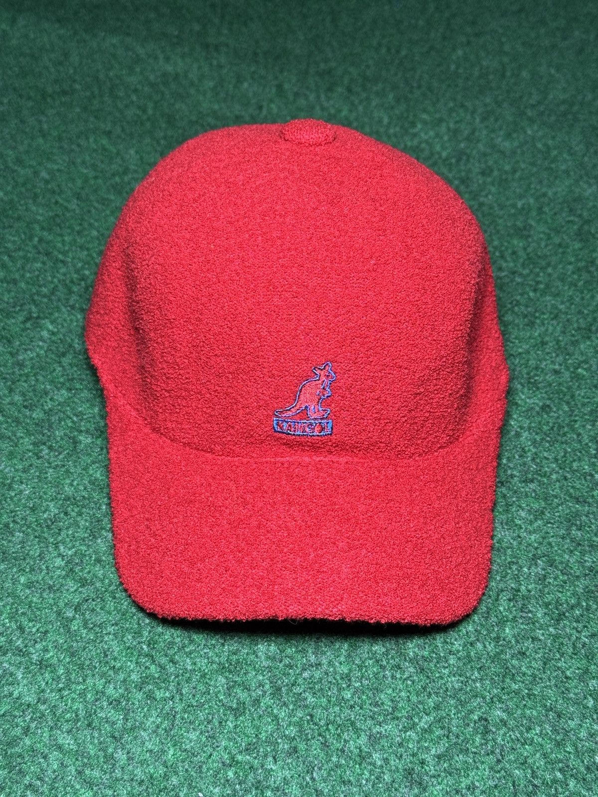 Kangol Vintage Y2K Kangol Bermurda Hip Hop Elastic Red Hat Size ONE SIZE - 1 Thumbnail