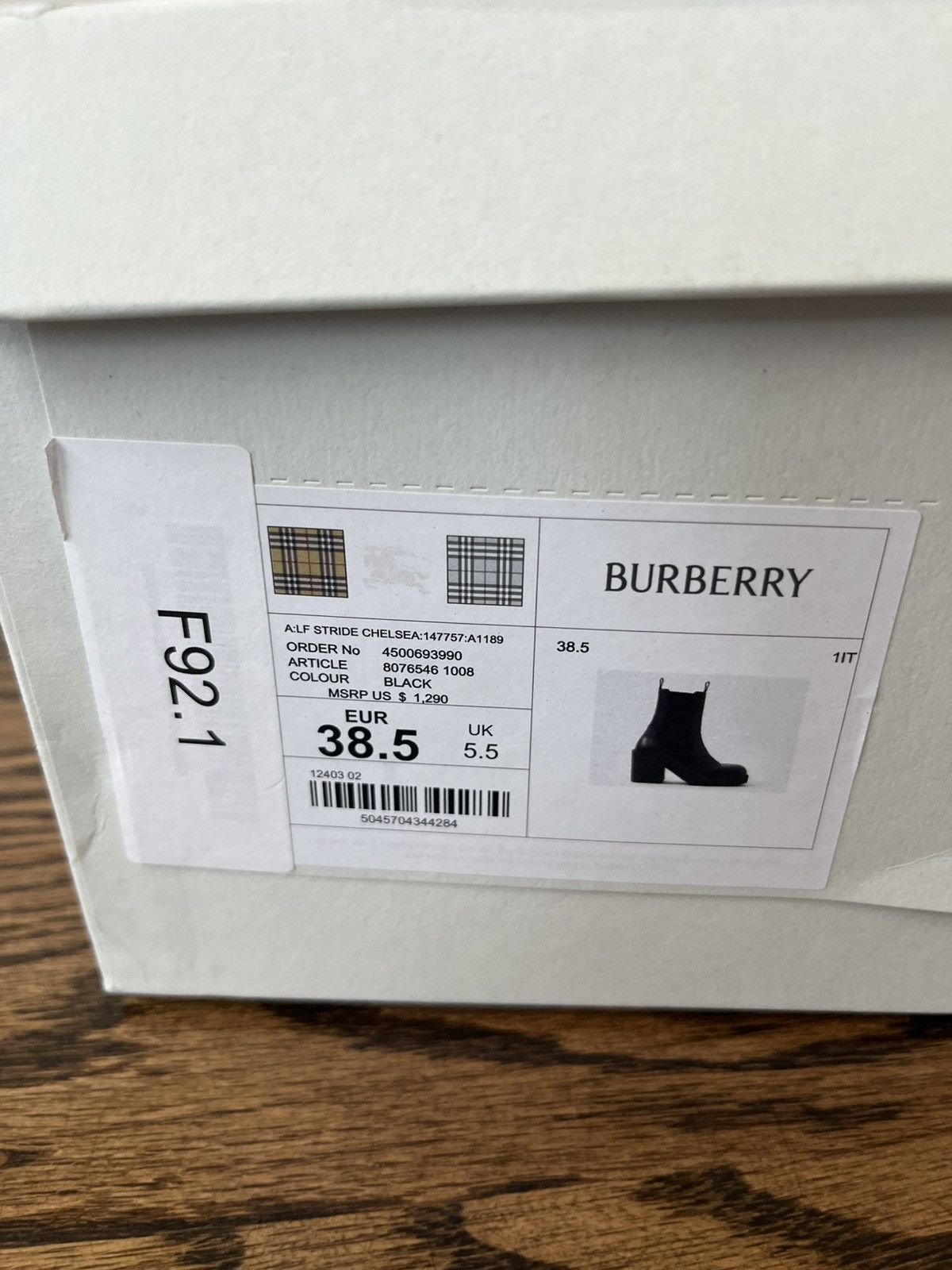Burberry Burberry Leather Stride Chelsea Boots Size US 8.5 / IT 38.5 - 17 Thumbnail