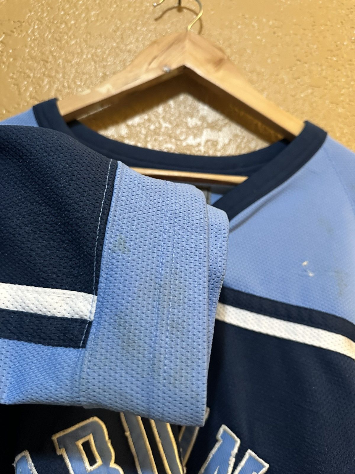 Nike distressed vintage Nike UNC Carolina Tar Heels hockey jersey Size US XXL / EU 58 / 5 - 9 Thumbnail