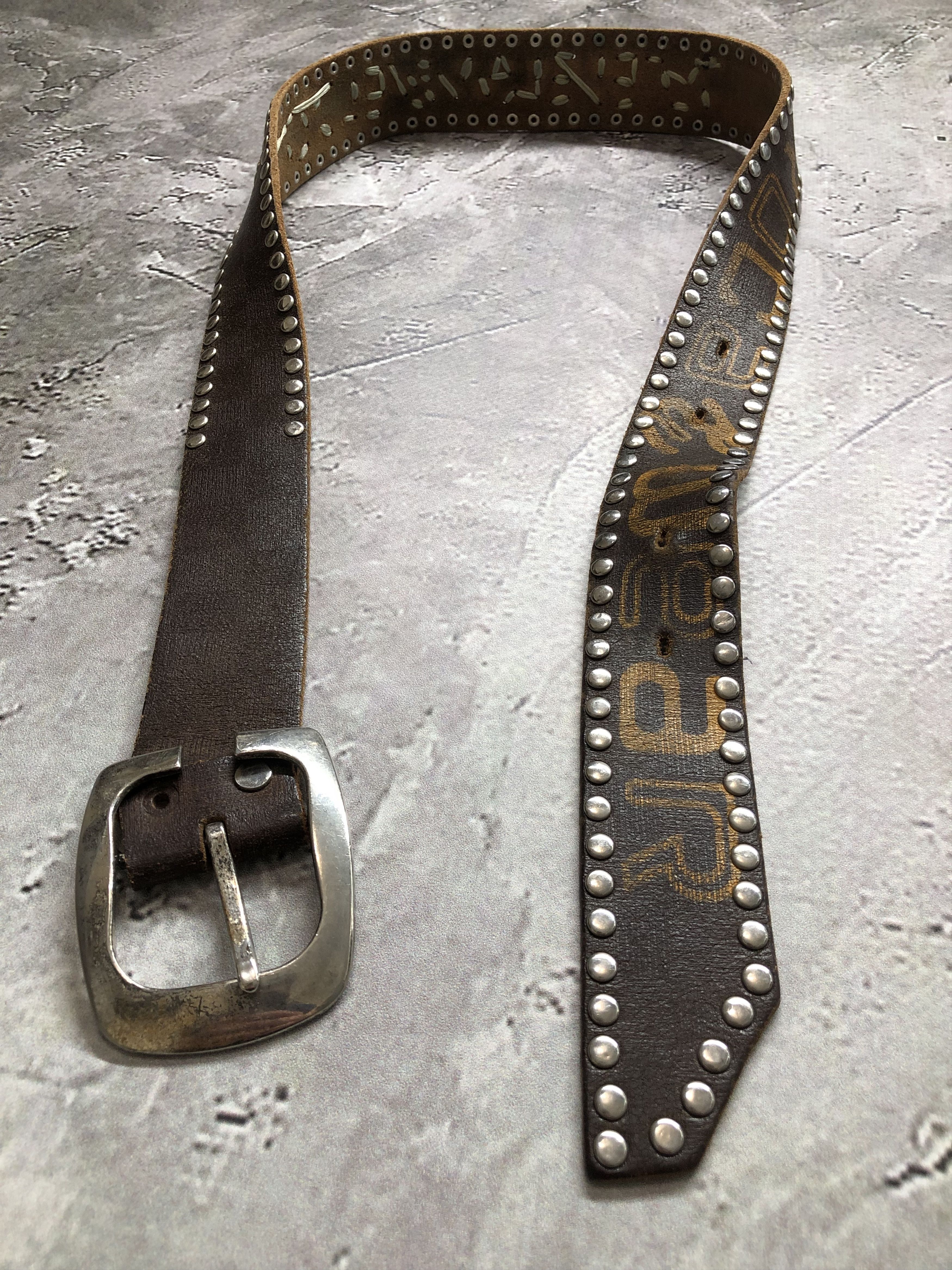 Vintage Vintage Leather Belt Size ONE SIZE - 7 Thumbnail