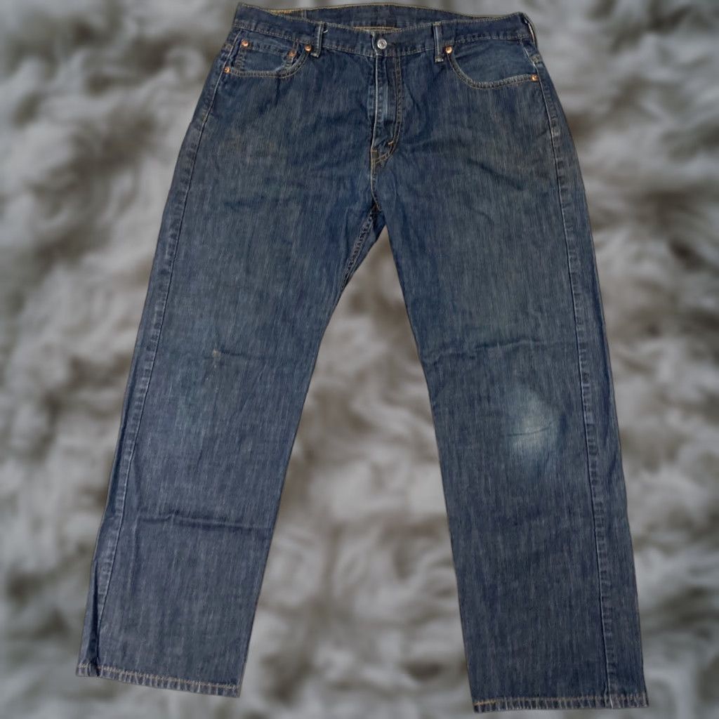 Levi's Levi's 569 Jeans Men 36x30 Medium Wash Blue Loose Straight Leg Denim Pants Shirt? Size US 36 / EU 52 - 1 Thumbnail