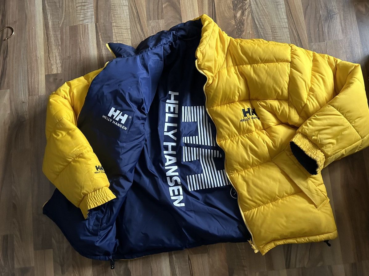 Image of Helly Hansen Jacket Size XL Retro Vintage Snowboard in Yellow, Men's