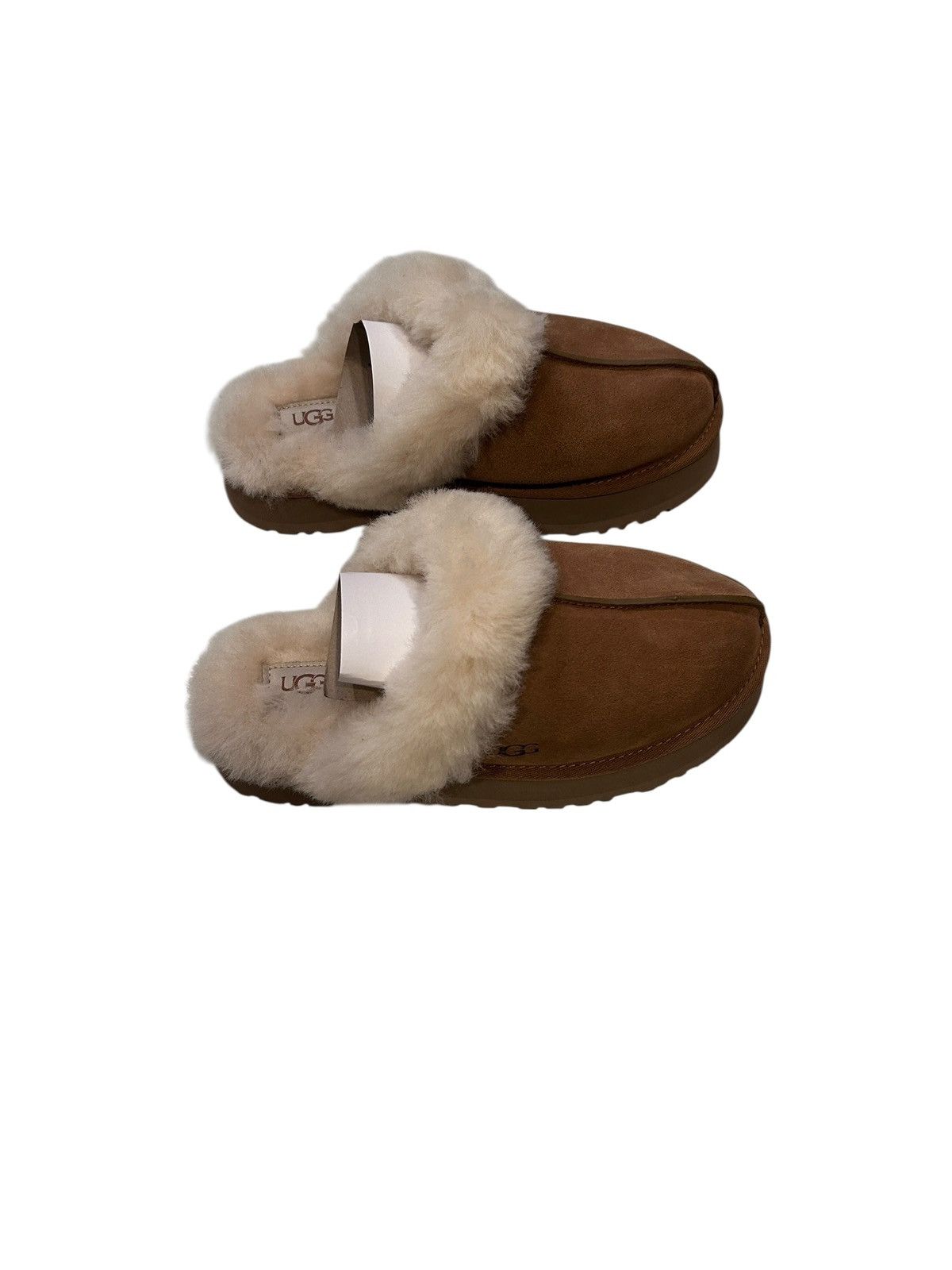 Ugg Women's UGG Brand Disquette Platform Slippers 9 Chestnut Size US 9 / IT 39 - 4 Thumbnail