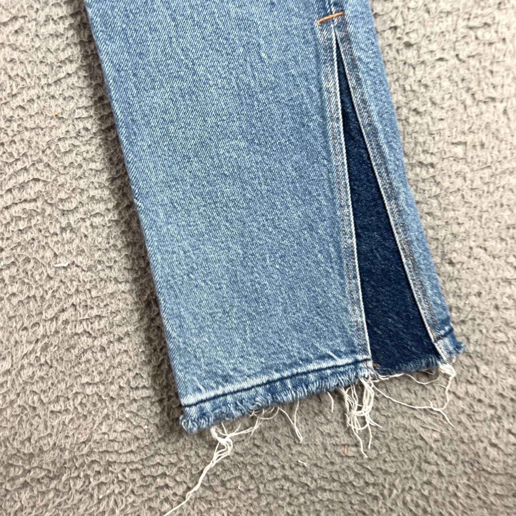 American Eagle Outfitters VINTAGE American Eagle Jeans 90s Low-Rise Skinny Kick Bootcut 2 Women Blue Denim Slim Size 26" / US 2 / IT 38 - 2 Thumbnail