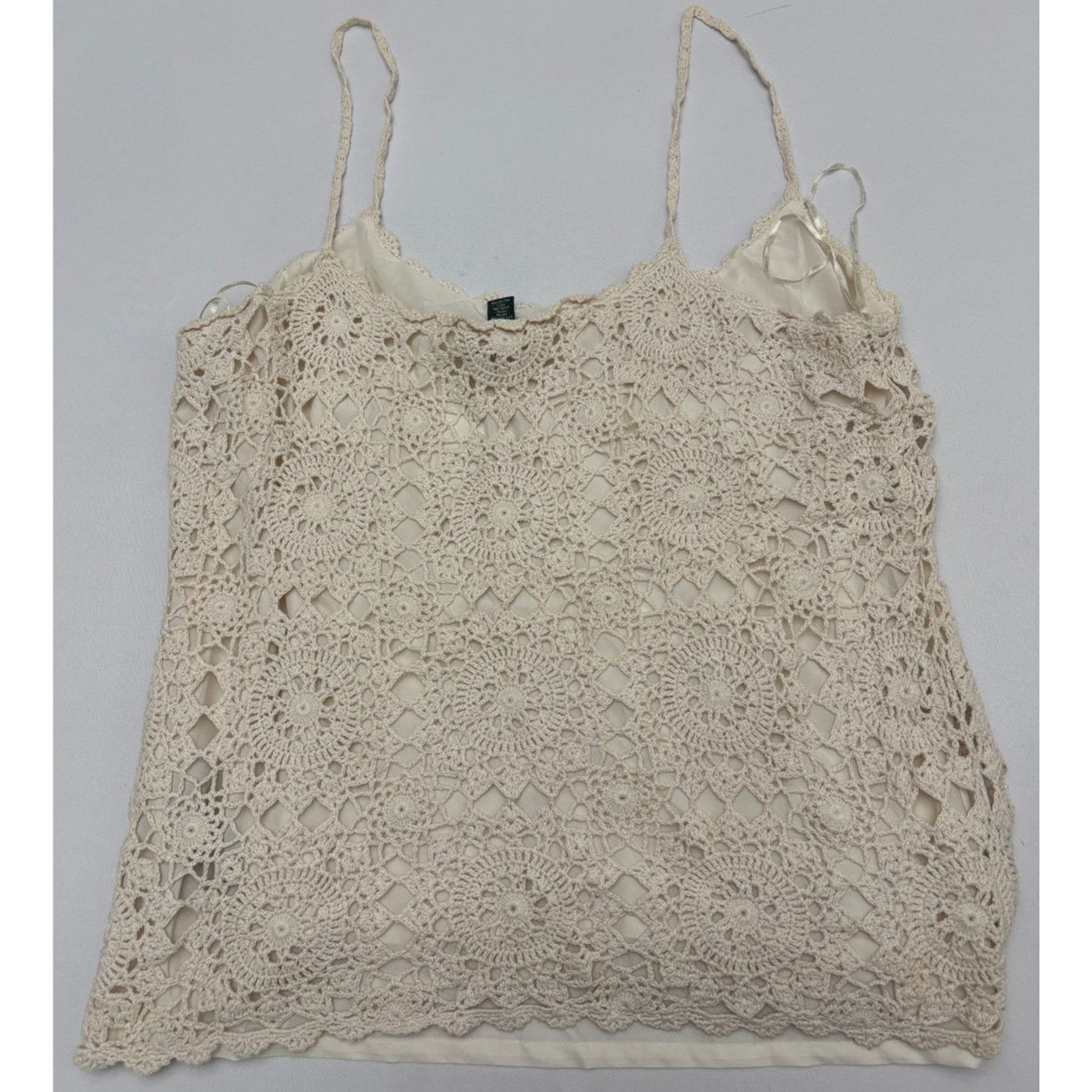 Lauren Ralph Lauren Size XL | RALPH LAUREN Women's Hand Knit Camisole Tank Top Size XL / US 12-14 / IT 48-50 - 5 Thumbnail