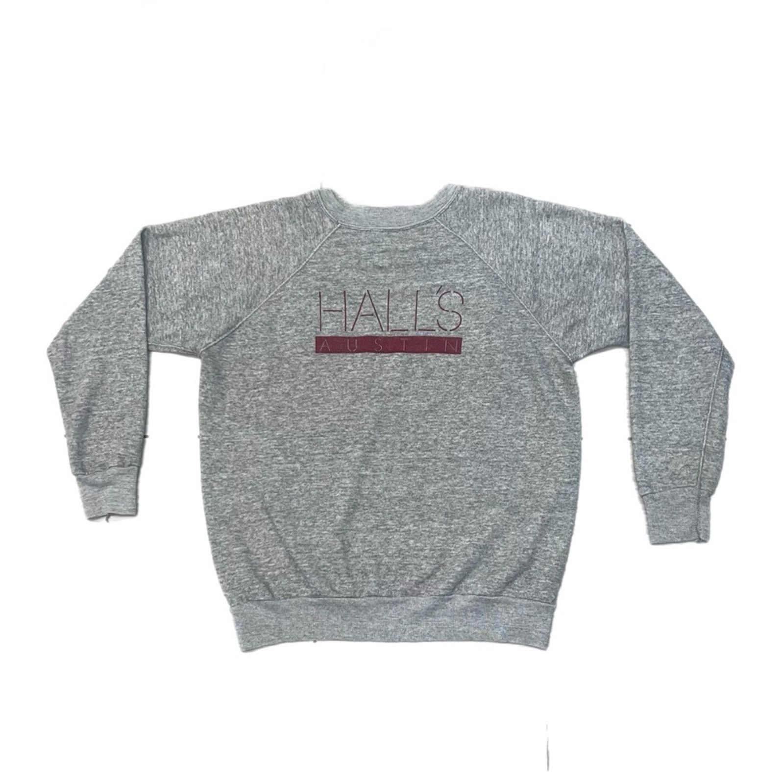 Hanes 90s Halls Austin Gray Crewneck Sweatshirt Size US XL / EU 56 / 4 - 1 Thumbnail