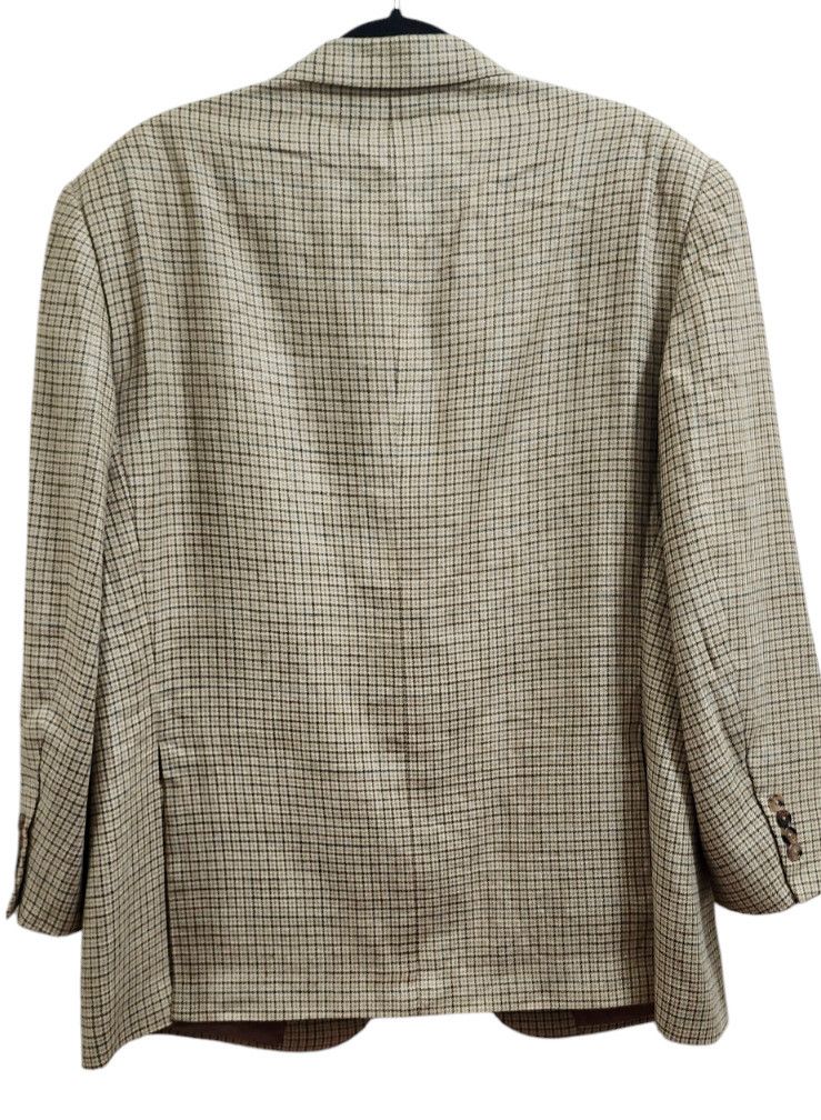 Ralph Lauren Ralph Lauren Purple Label Plaid Suit Jacket Size 49 R Size 48R - 6 Thumbnail