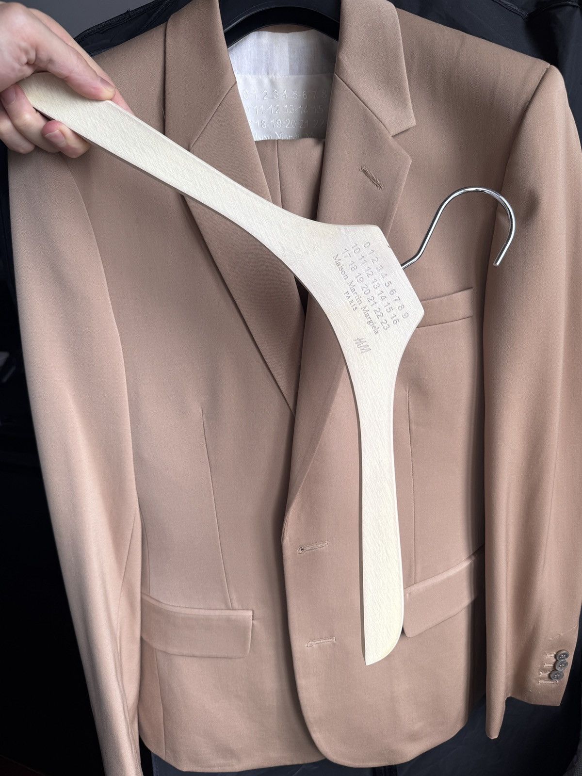H&M × Maison Margiela Masion Martin Margiela beige suit set | Grailed
