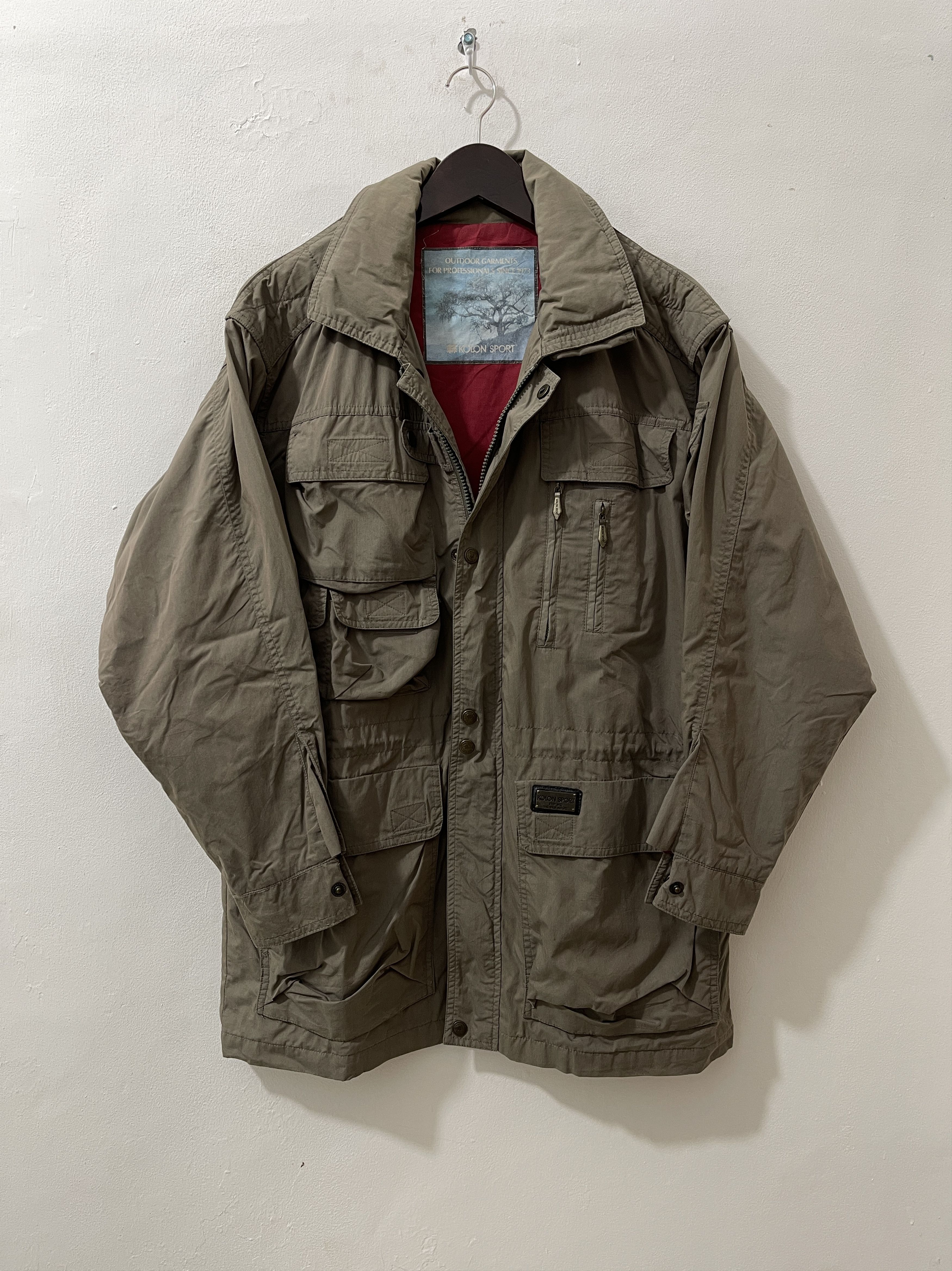 Vintage Vintage Kolon Sports Military Utility Survival Jacket Size US L / EU 52-54 / 3 - 1 Thumbnail