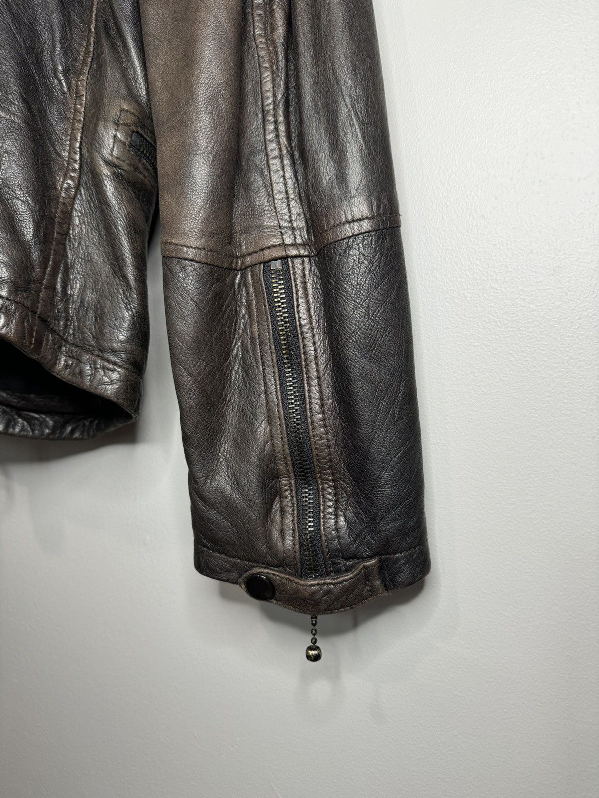 Allsaints Vintage AllSaints Spitalfields Leather Biker Jacket Size US S / EU 44-46 / 1 - 3 Thumbnail