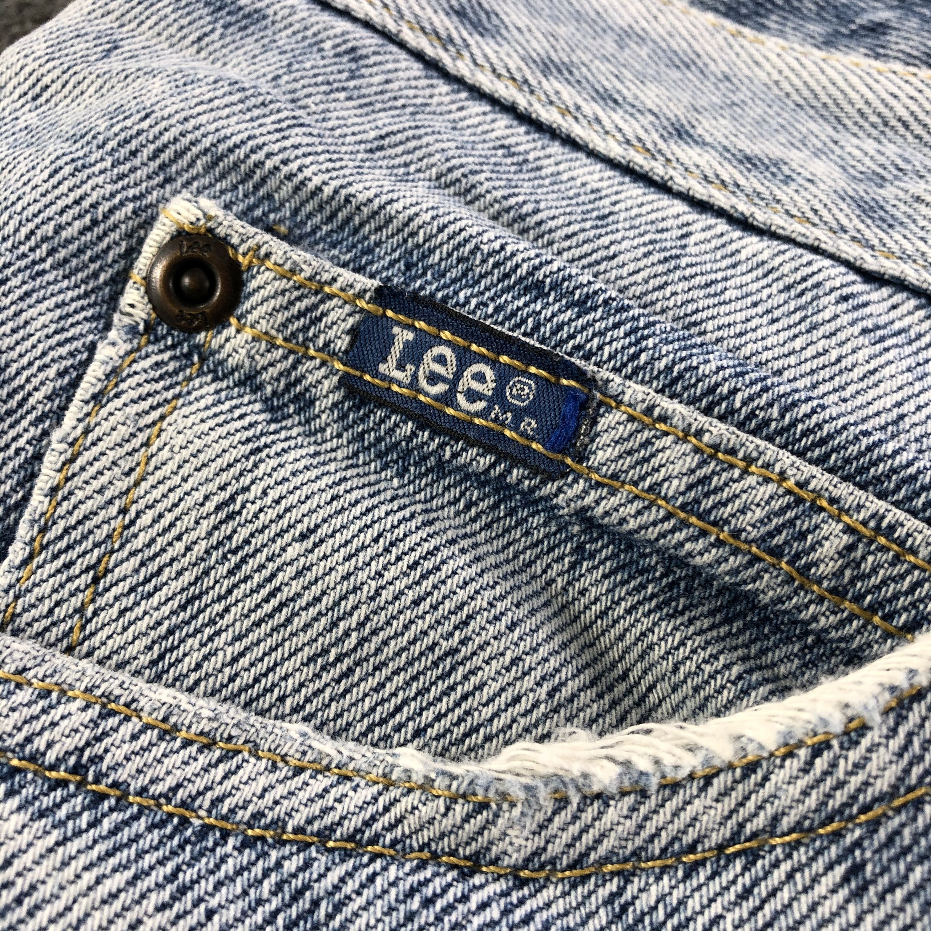 Lee Vintage Blue Wash Lee Jeans-J2889 Size US 34 / EU 50 - 6 Thumbnail