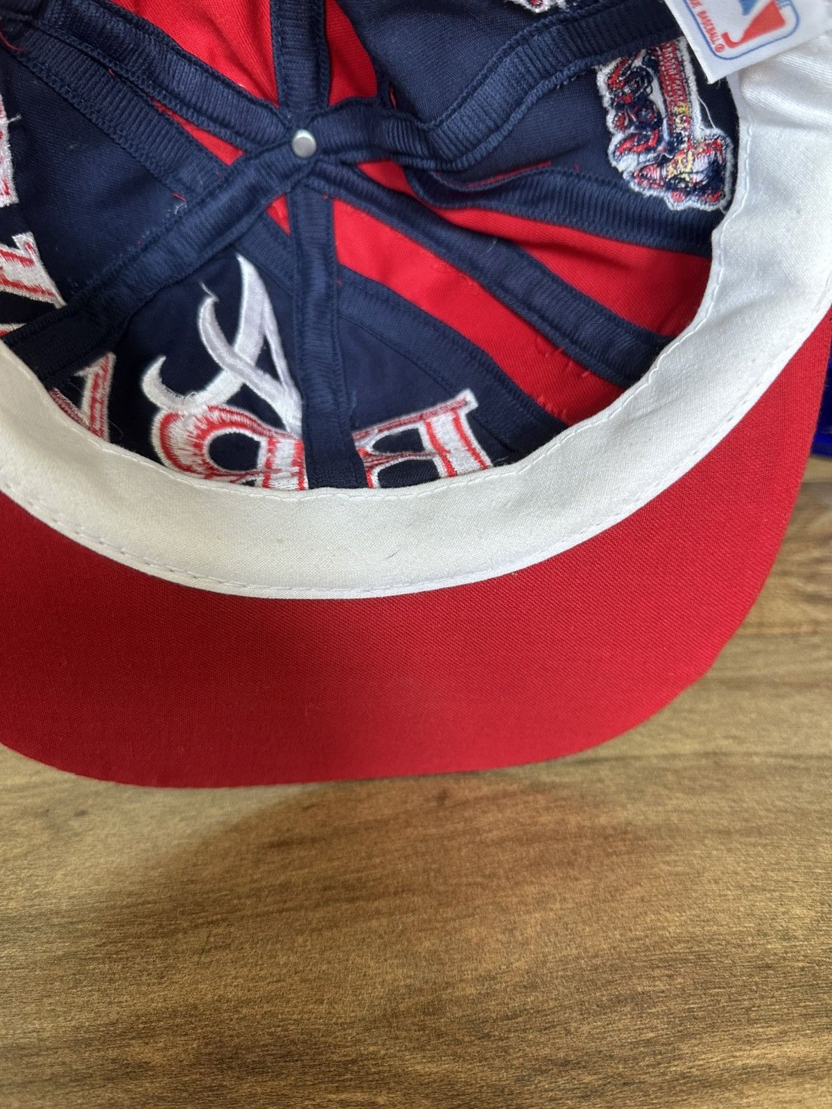 Vintage Vintage Atlanta Braves Embroidered Stapback One Size Size ONE SIZE - 6 Thumbnail
