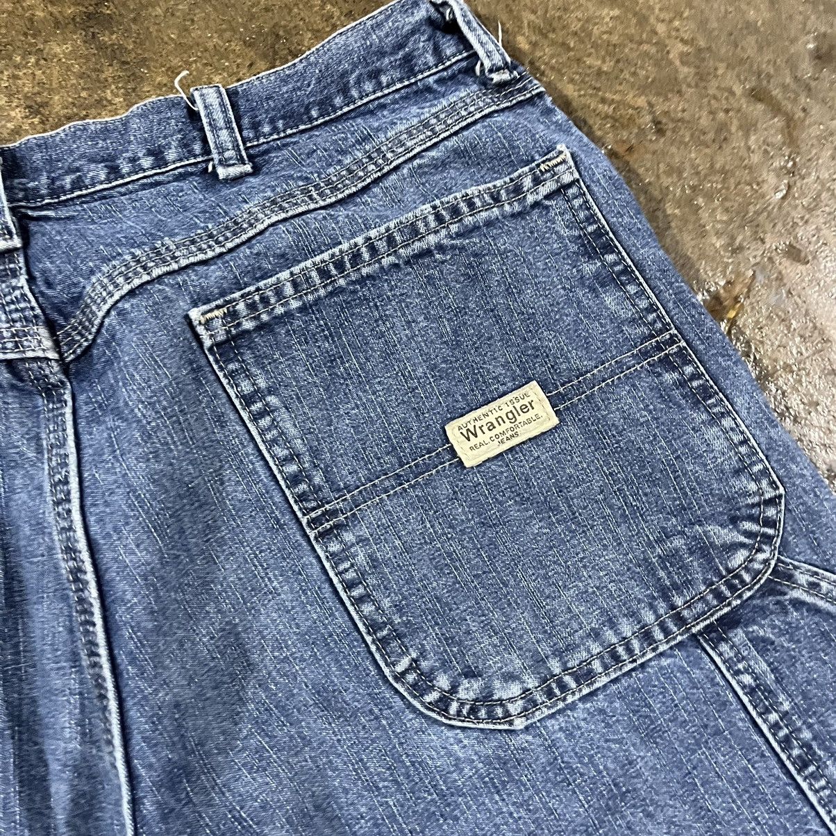 Carhartt × Vintage × Wrangler Crazy Y2K Carhartt Style Carpenter Jeans Workwear Skater Size US 34 / EU 50 - 6 Thumbnail