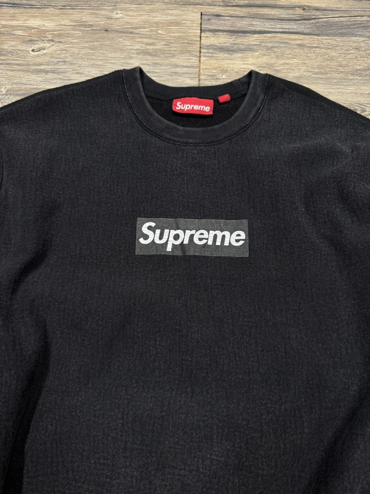 Supreme Supreme SS25 Faded Box Logo Crewneck Size US S / EU 44-46 / 1 - 3 Thumbnail