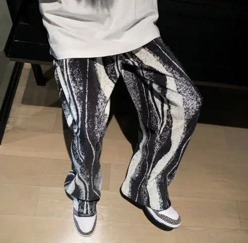VIBE Korean fashion black tie-dye pleats pants trousers Size US 30 / EU 46 - 4 Thumbnail
