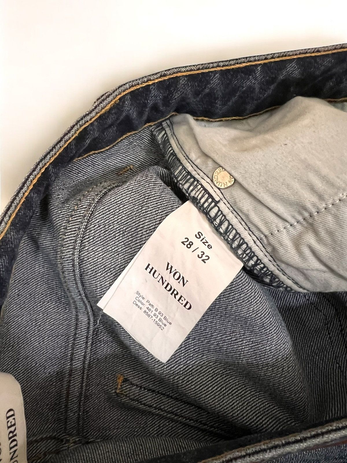 Won Hundred Won Hundred Patti B jeans size W28 L32 Size 28" / US 6 / IT 42 - 6 Thumbnail