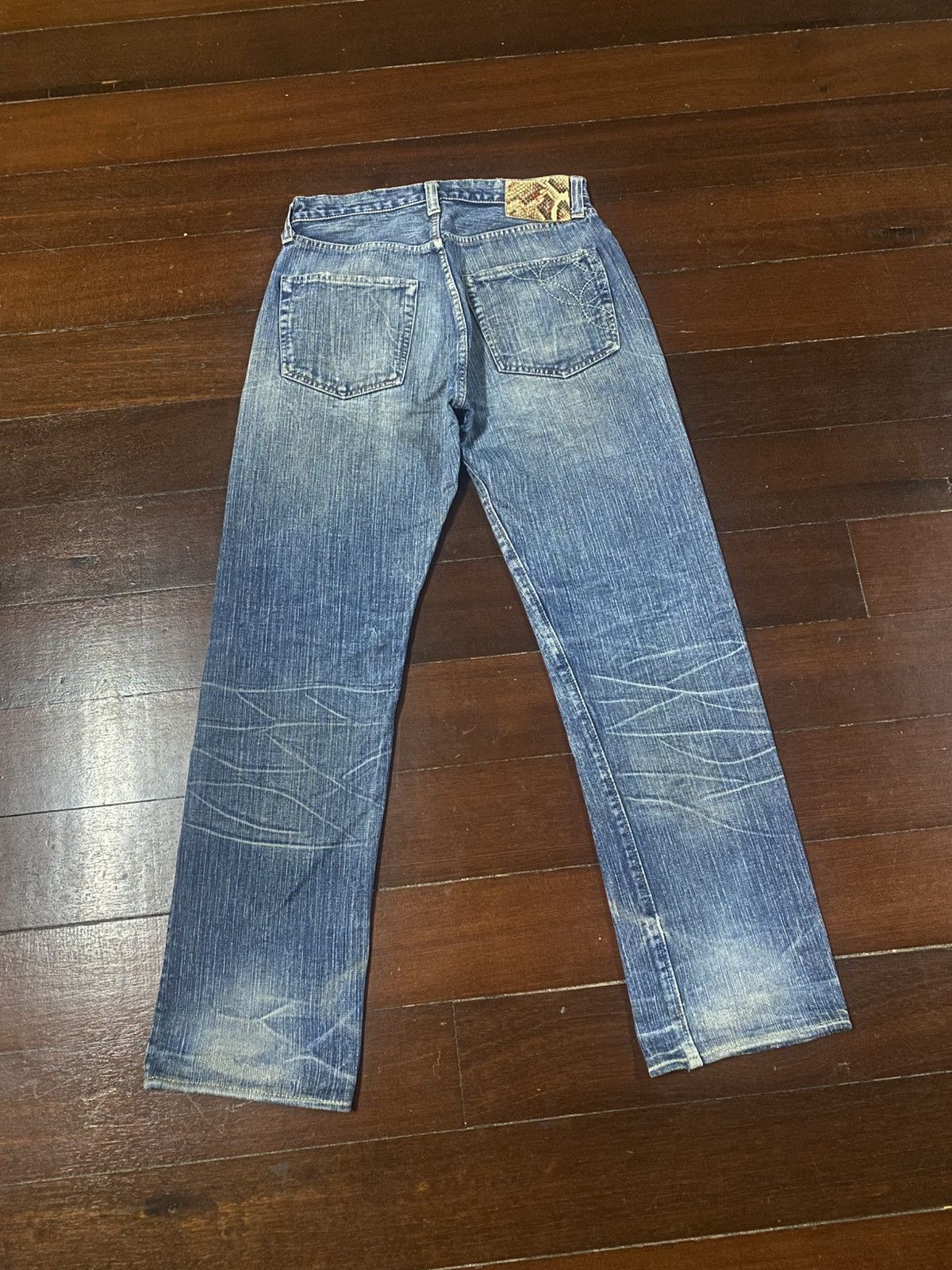 Sugar Cane Rare vintage SUGAR CANE OKINAWA JEAN distressed rework boro Size US 31 - 10 Thumbnail