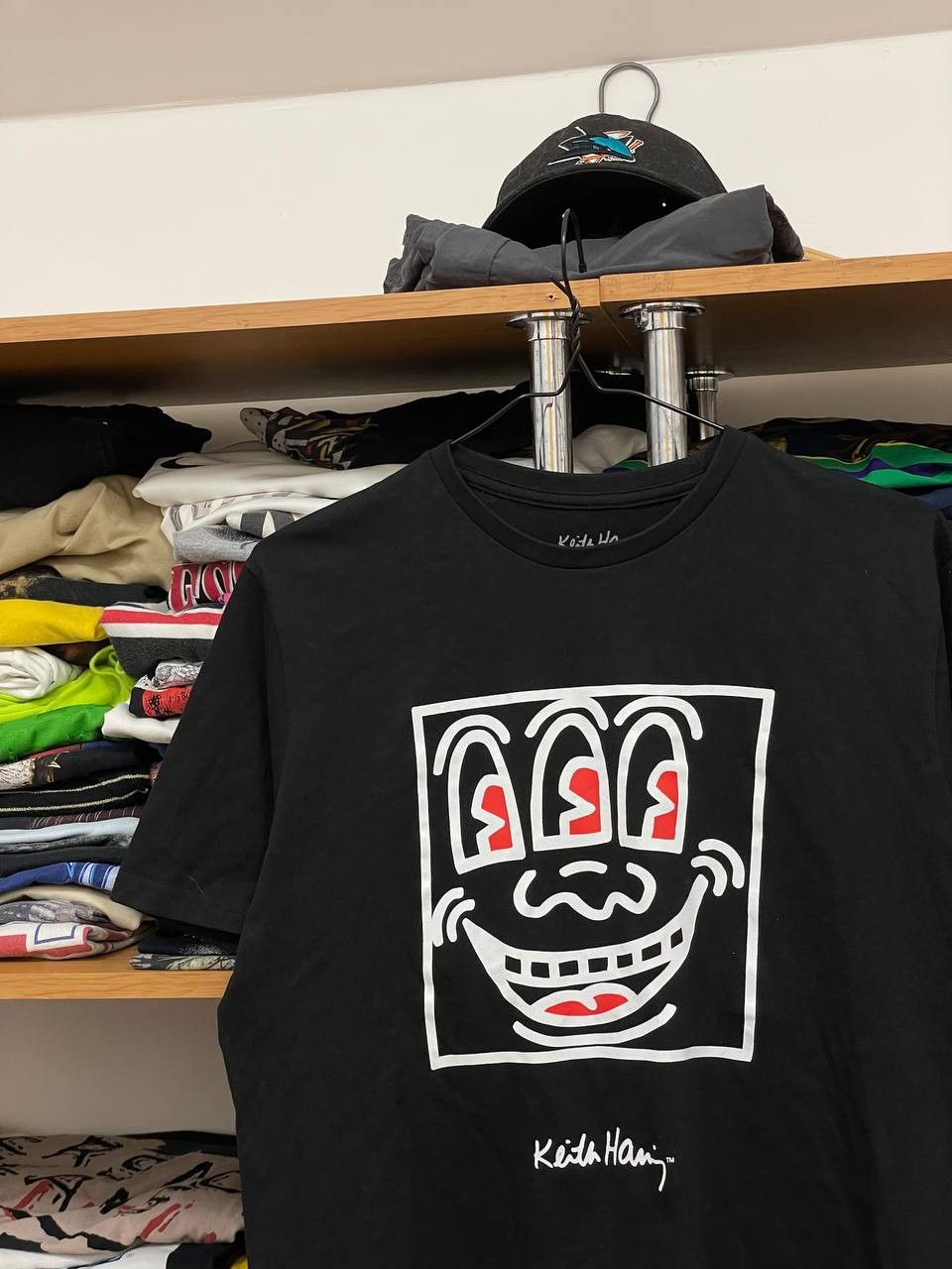 Keith Haring × Vintage Vintage Keith Haring Tshirt Pop Art Tees Size US L / EU 52-54 / 3 - 2 Thumbnail