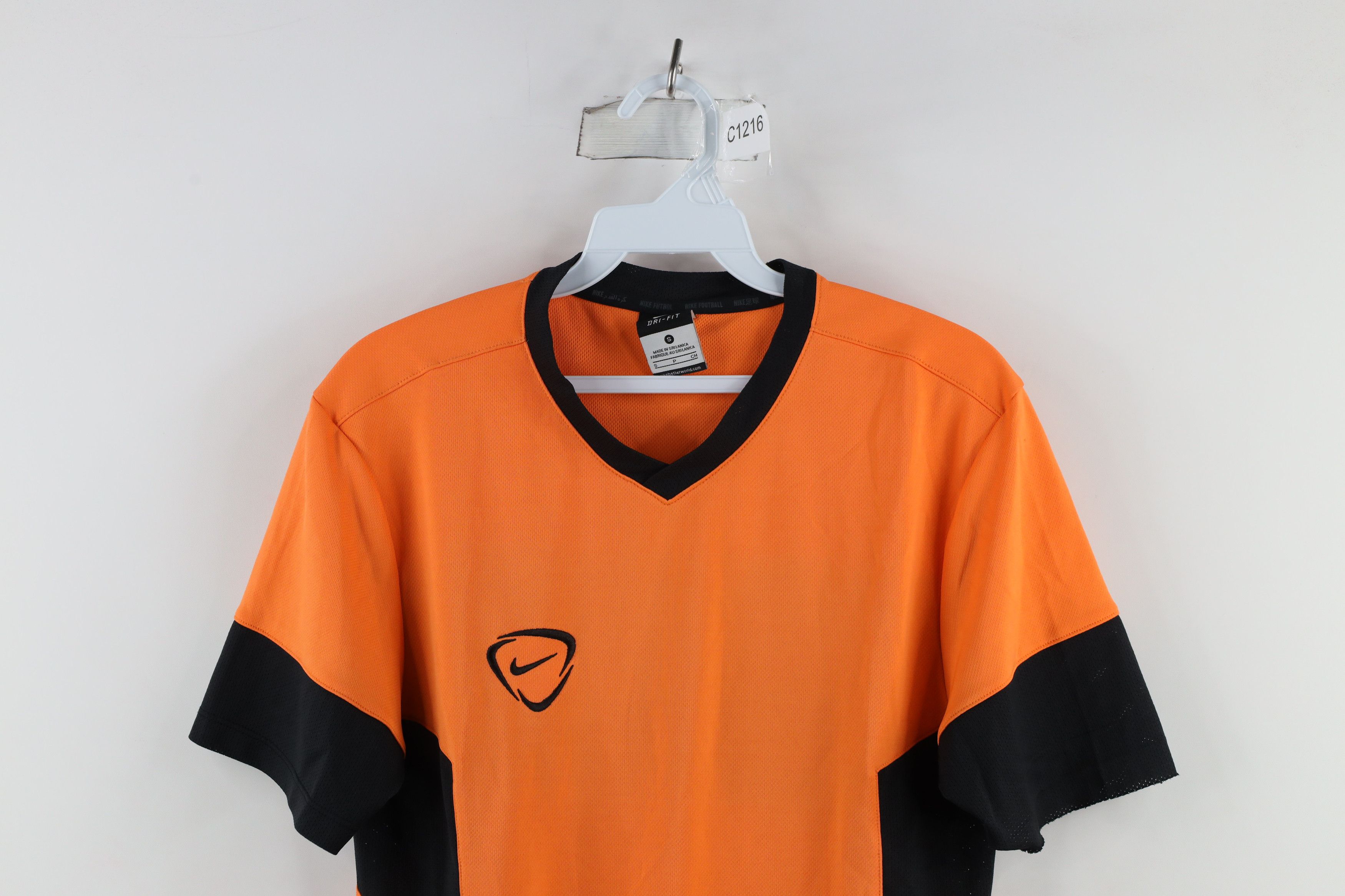Nike × Vintage Vintage Nike Total 90 Mini Swoosh Distressed Soccer Jersey Size US S / EU 44-46 / 1 - 2 Thumbnail