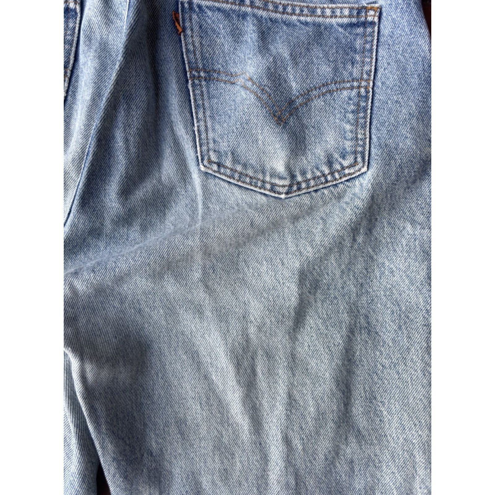 Levi's VINTAGE Levi's 505 Orange Tab Denim Jeans Men’s 34x30 Straight Leg USA Size US 34 / EU 50 - 6 Thumbnail