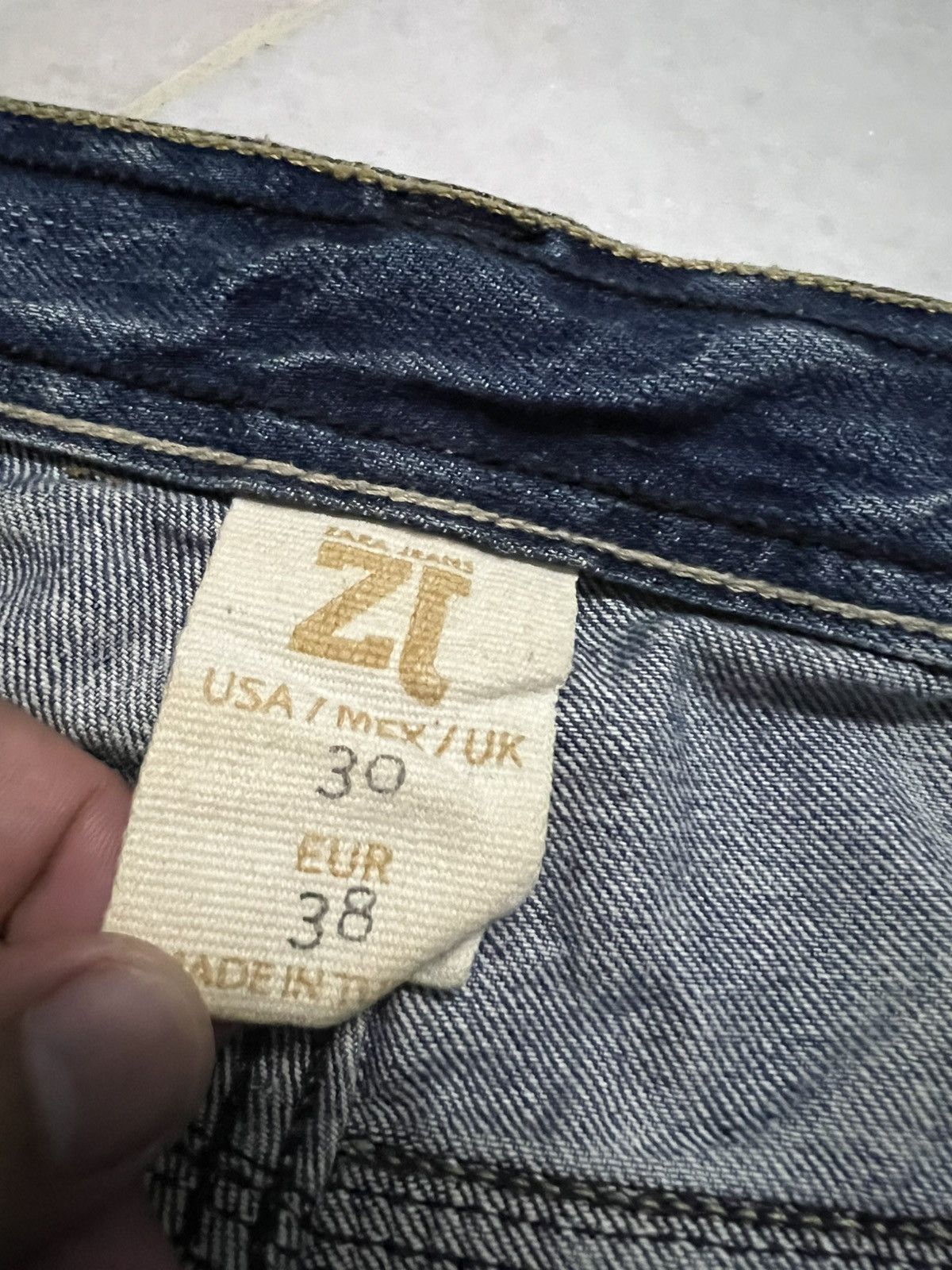 Zara 💥Very Rare💥Zara Blue Distressed Jeans Size US 32 / EU 48 - 12 Thumbnail