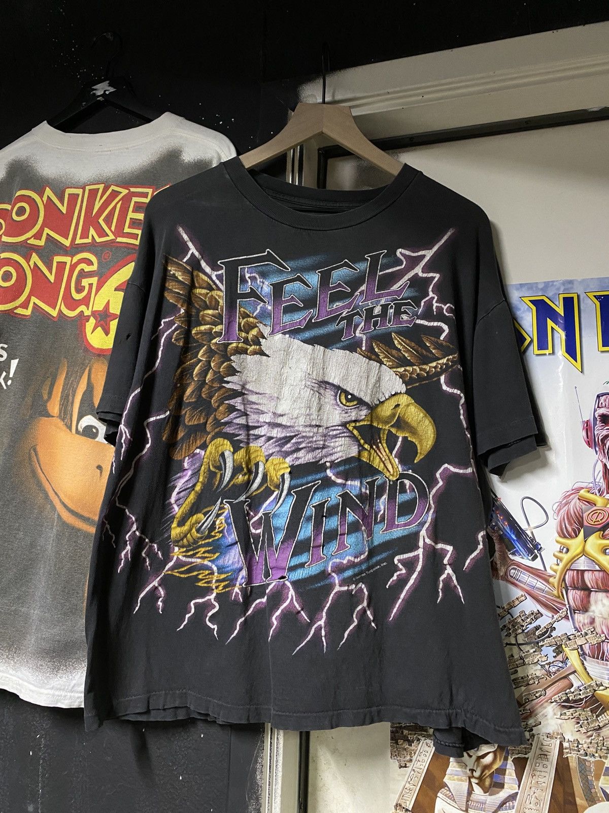 Vintage 90’s Vintage American Thunder Eagle Kanye Tee Shirt Large Size US L / EU 52-54 / 3 - 2 Thumbnail