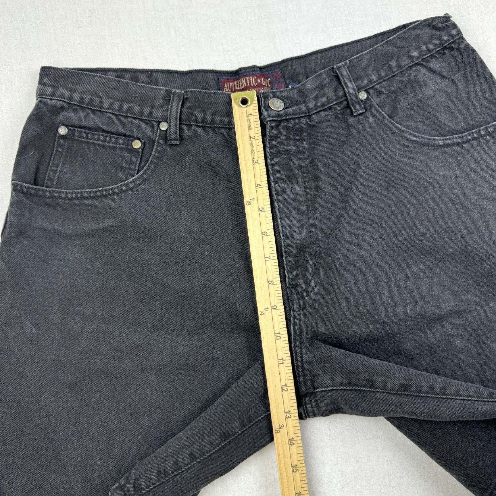 Vintage VINTAGE GFC Jeans Shorts Adult 38 Black Hipster Grunge 90s Y2K Authentic Size US 38 / EU 54 - 5 Thumbnail