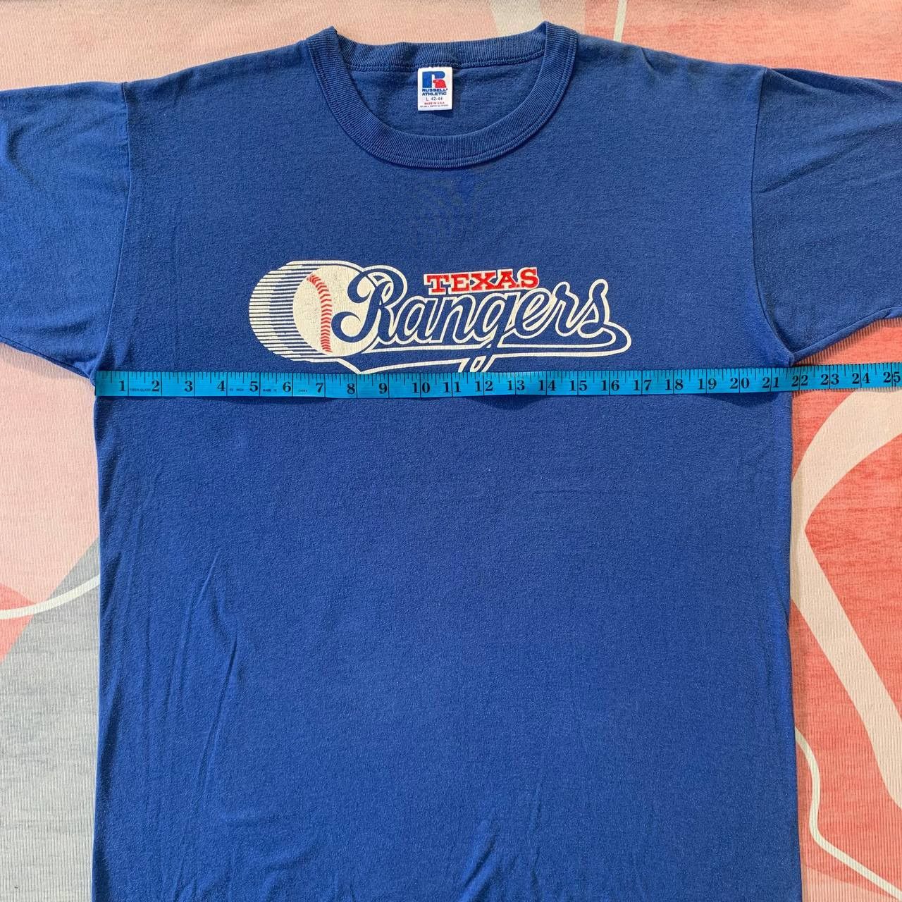 Russell Athletic Vintage 90s TEXAS RANGERS Baseball T-shirt Size US L / EU 52-54 / 3 - 7 Thumbnail