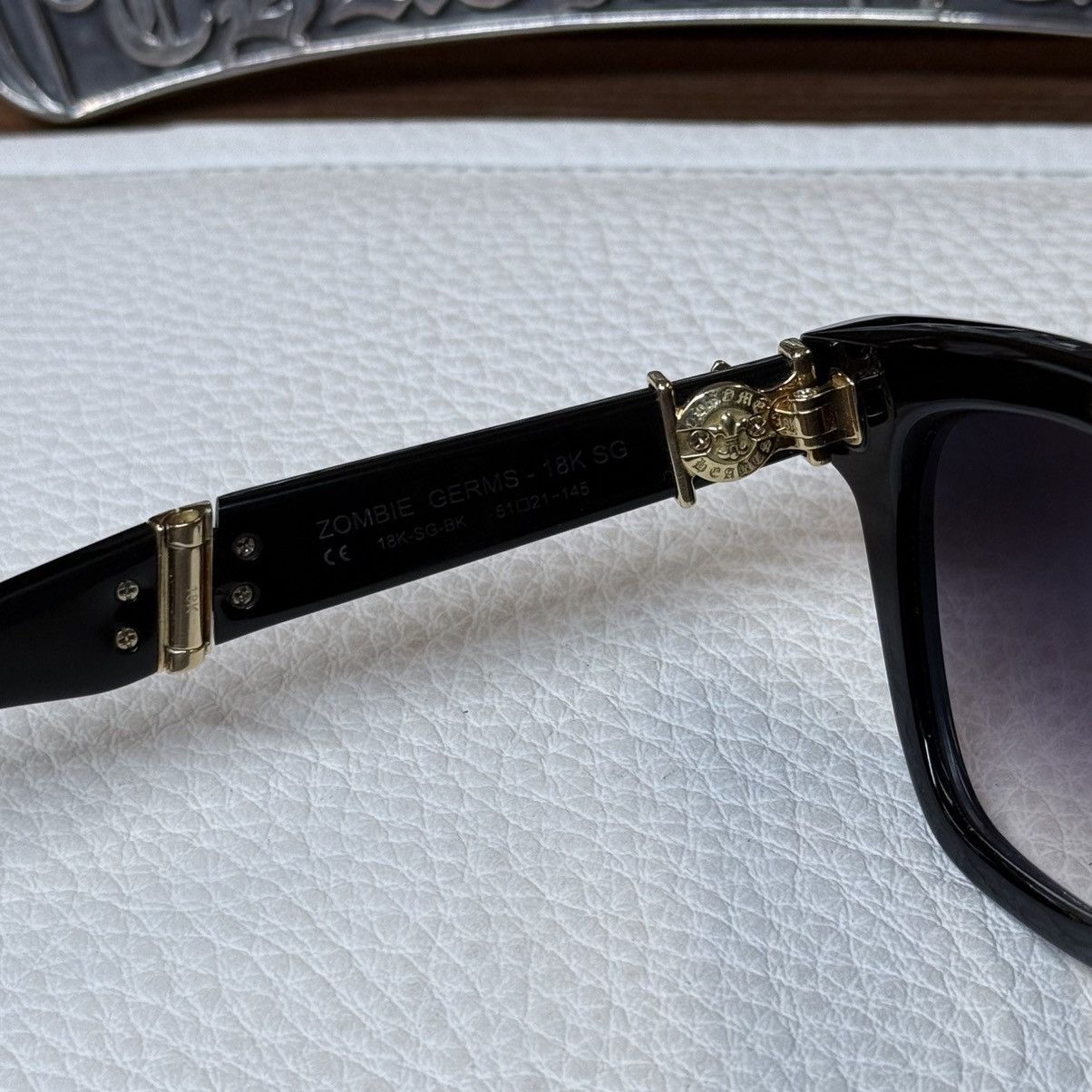 Chrome Hearts Chrome Hearts ZOMBIE GERMS 18K 1/1 Sunglasses Size ONE SIZE - 15 Thumbnail