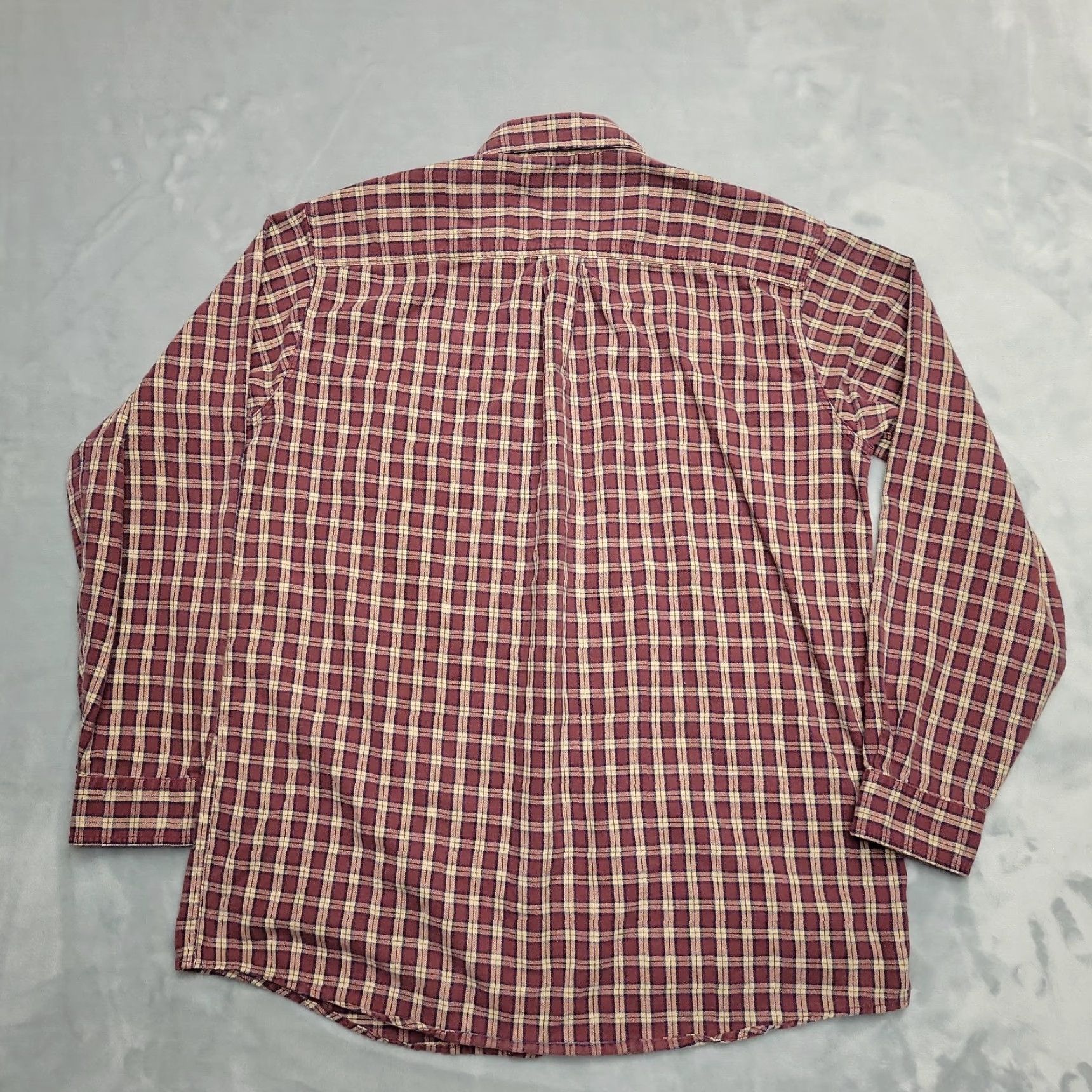 Vintage VINTAGE L.L.Bean Shirt Mens LT Red Plaid Cotton Flannel Button-Up Casual Classic Outdoors 90s Theme Mens Size US L / EU 52-54 / 3 - 4 Thumbnail