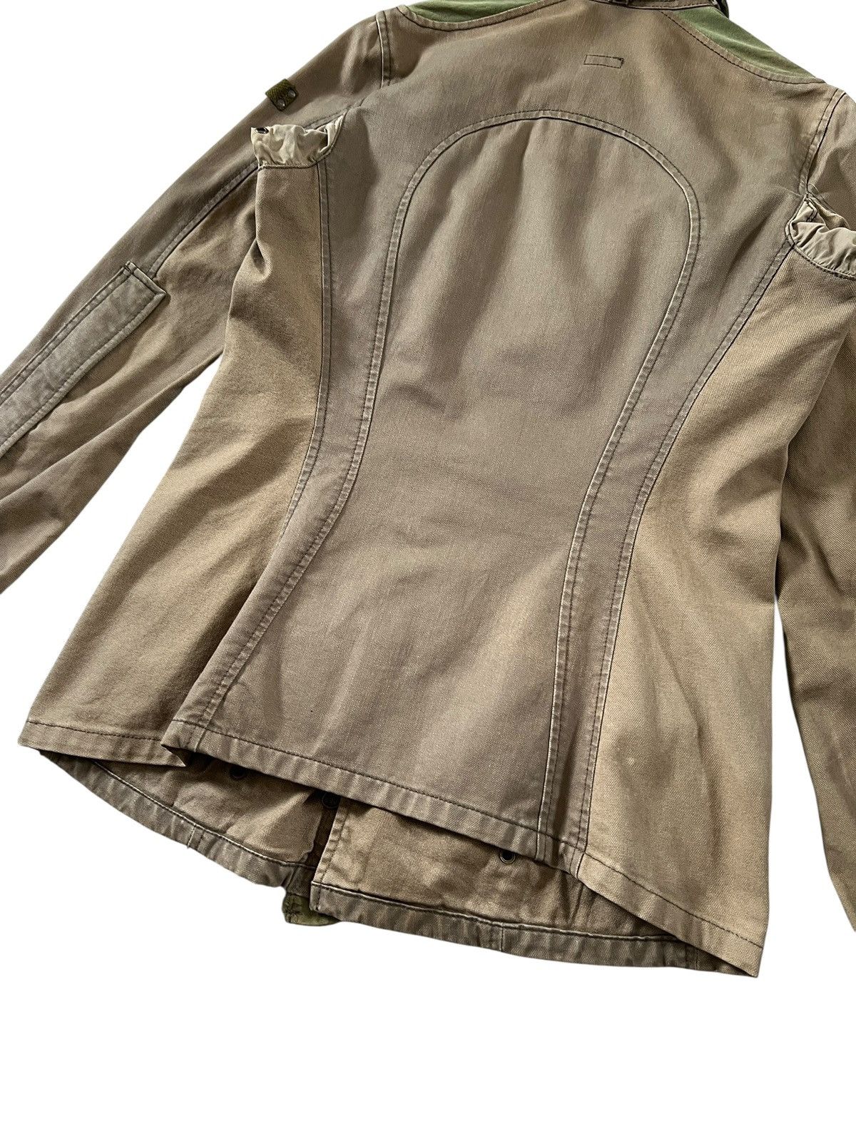 Le Grande Bleu (L.G.B.) Vintage 1990s LGB Military Cargo Jacket Size US XS / EU 42 / 0 - 16 Thumbnail