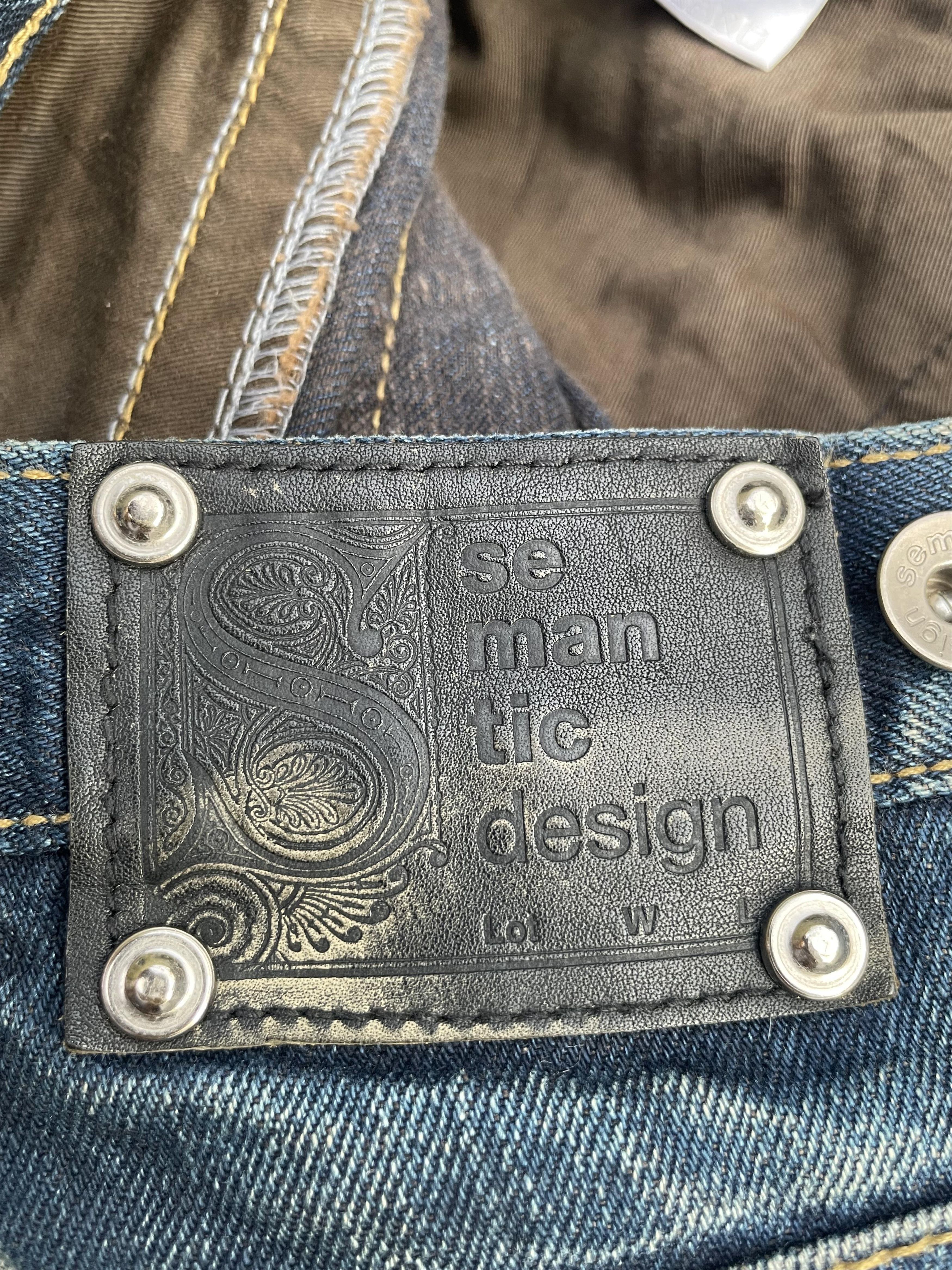 Japanese Brand Semantic Design Flare Custom Denim Size US 32 / EU 48 - 11 Thumbnail