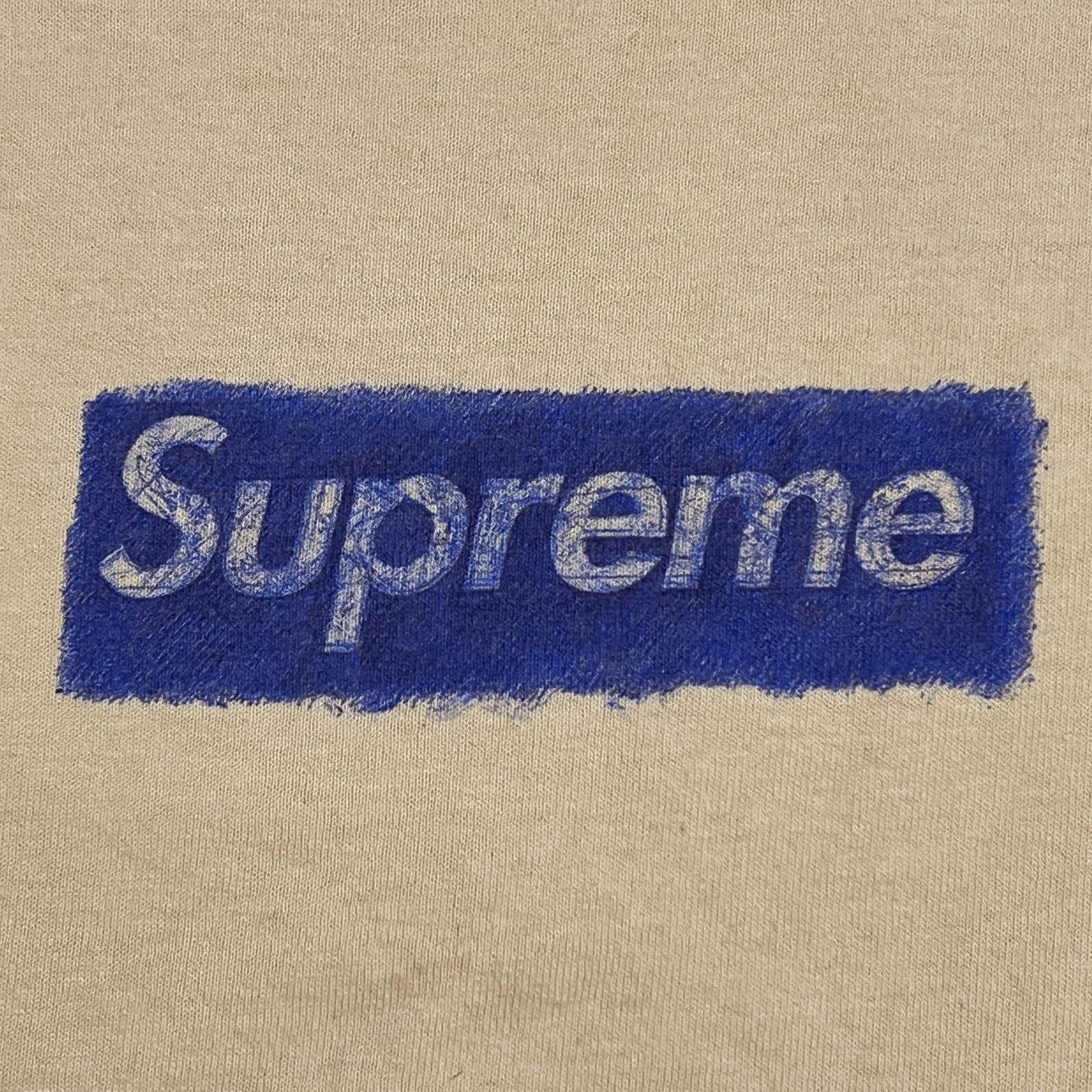 Supreme Supreme 2004 Molodkin Pen Box Logo Tee Yellow Size US M / EU 48-50 / 2 - 3 Thumbnail