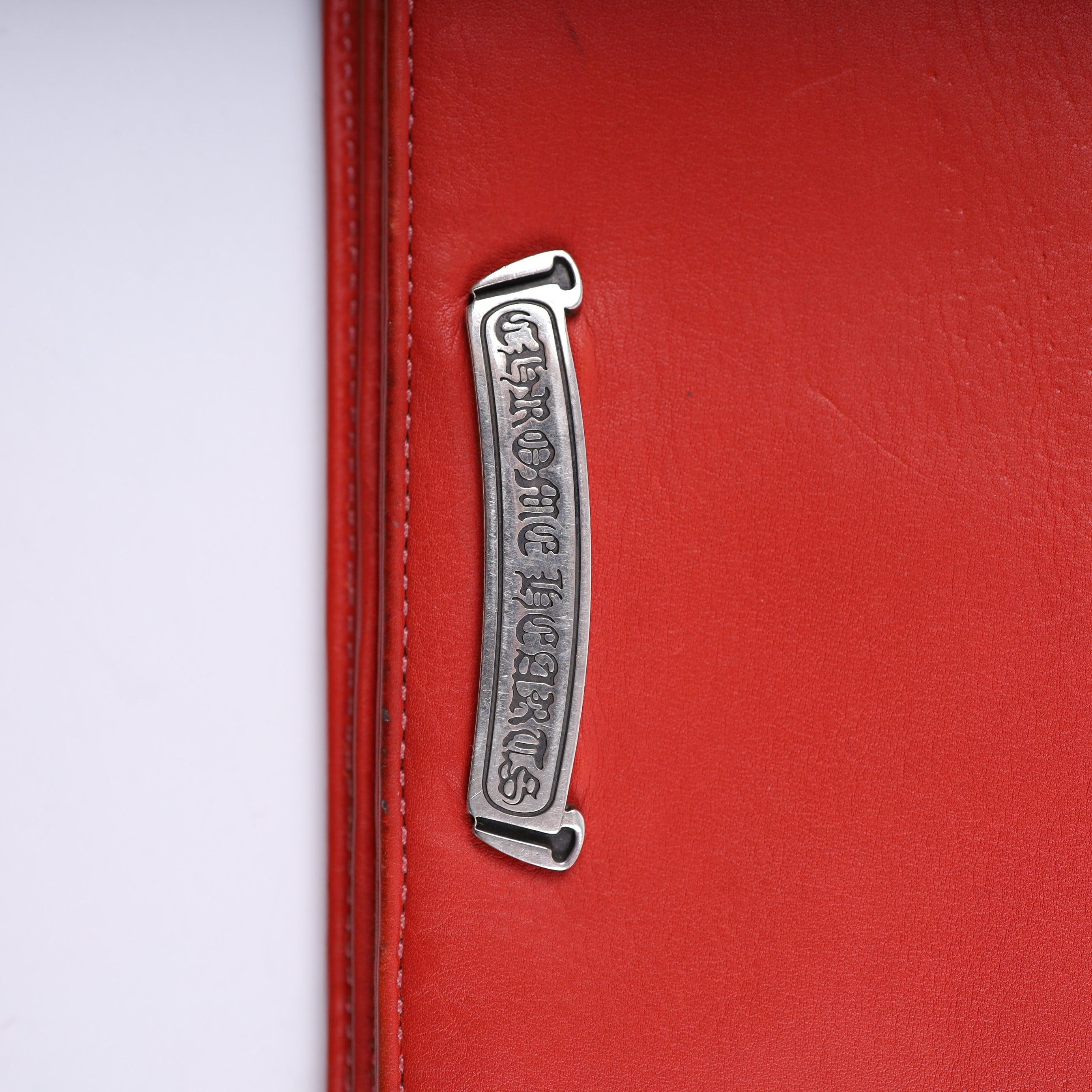 Chrome Hearts CHROME HEARTS LONG LEATHER WALLET RED Size ONE SIZE - 3 Thumbnail
