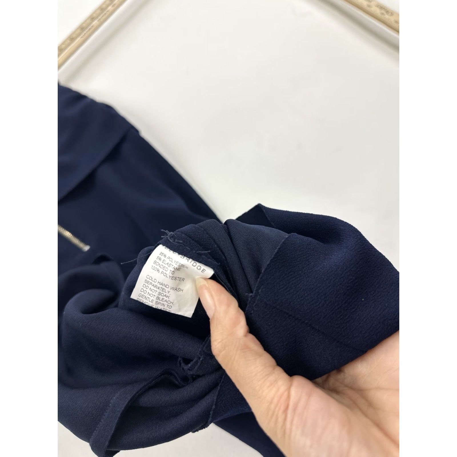 Vintage Bec & Bridge Dress Women 4 Blue Deep Plunge V Bodycon Knee Length Dress Womens Size S / US 4 / IT 40 - 6 Thumbnail