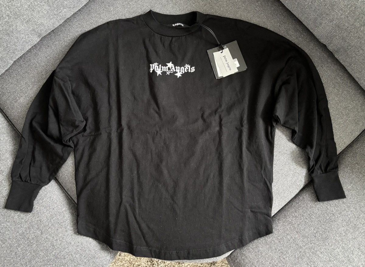 Palm Angels Palm Angels Shooting Stars Long Sleeve Black Size US XS / EU 42 / 0 - 1 Thumbnail