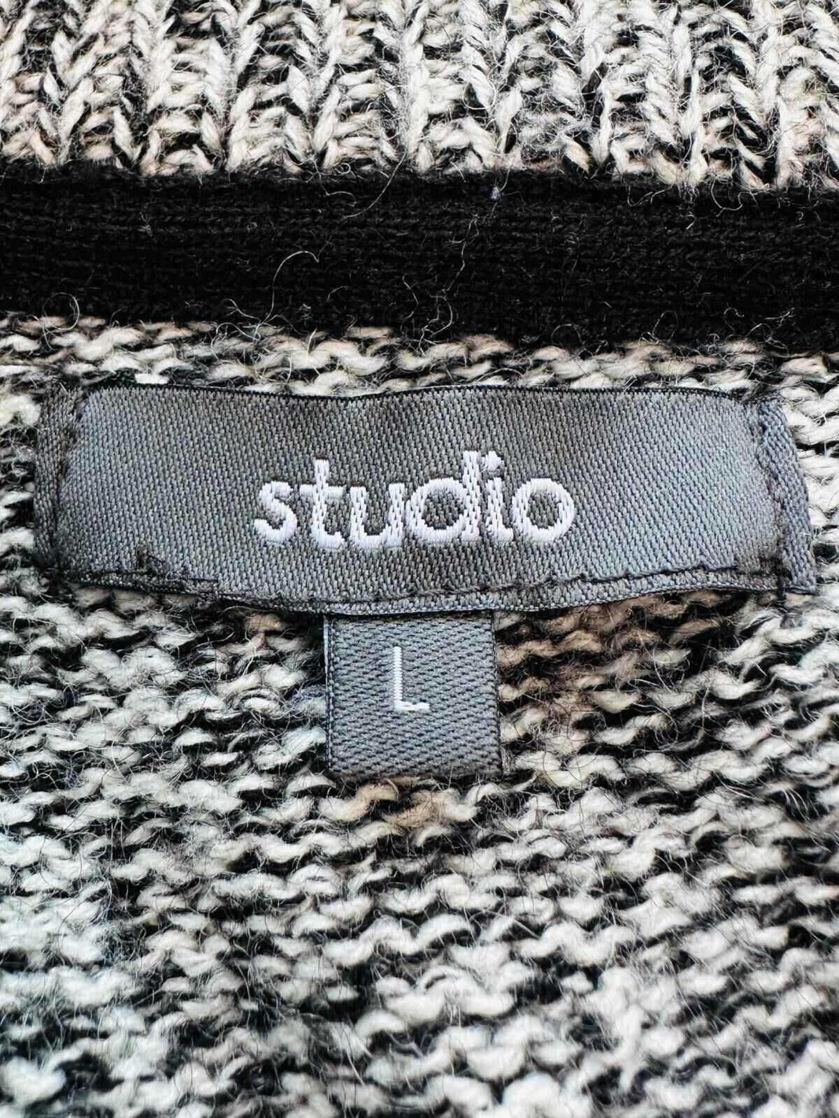 Acne Studios Studio 1/4 Zip Jumper Men's UK Size L Grey Long Sleeve Size US L / EU 52-54 / 3 - 12 Thumbnail
