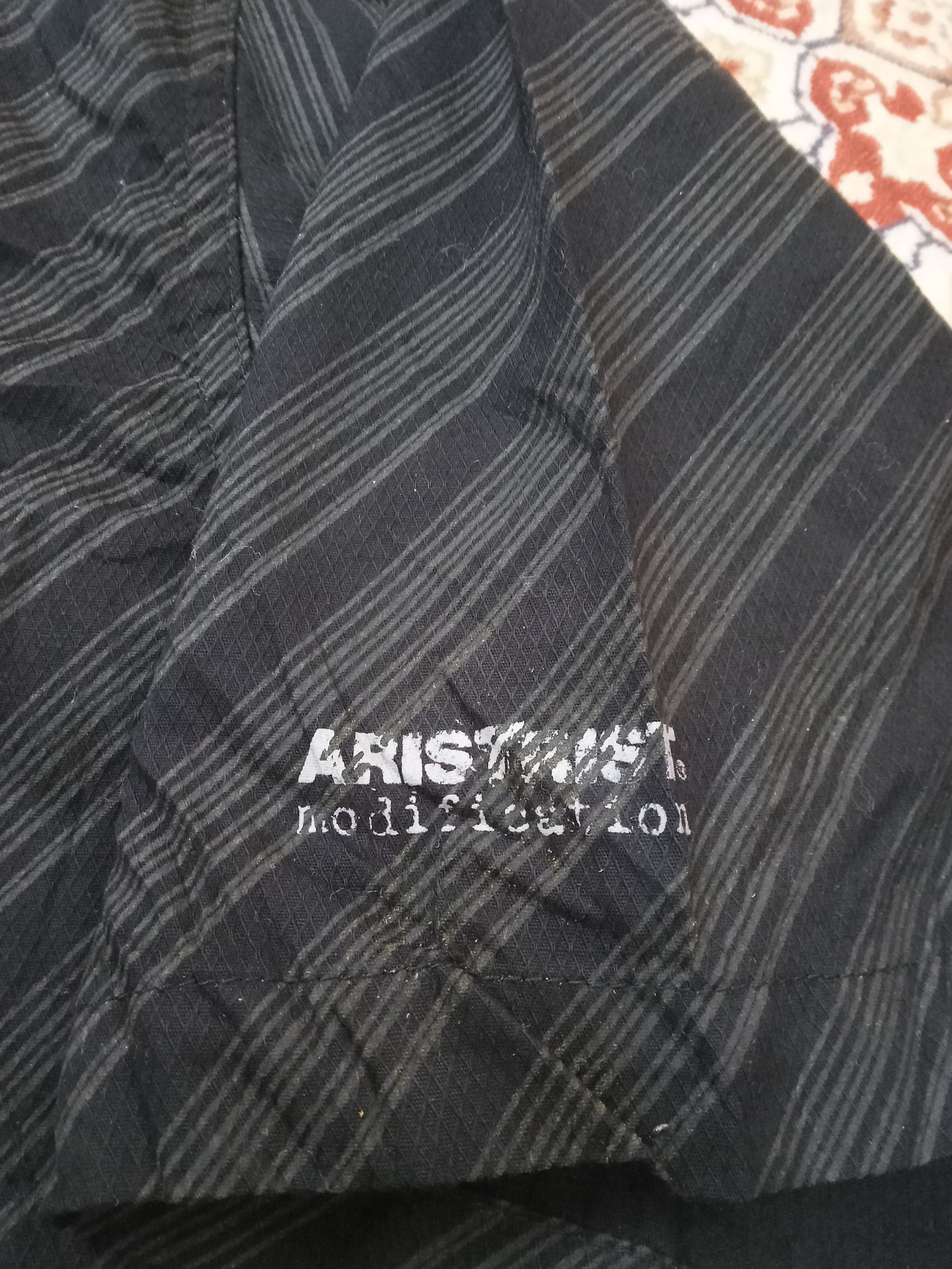 Designer Aristrist Modification Geborene Kämpfer Zipped Shirt Size US XL / EU 56 / 4 - 6 Thumbnail