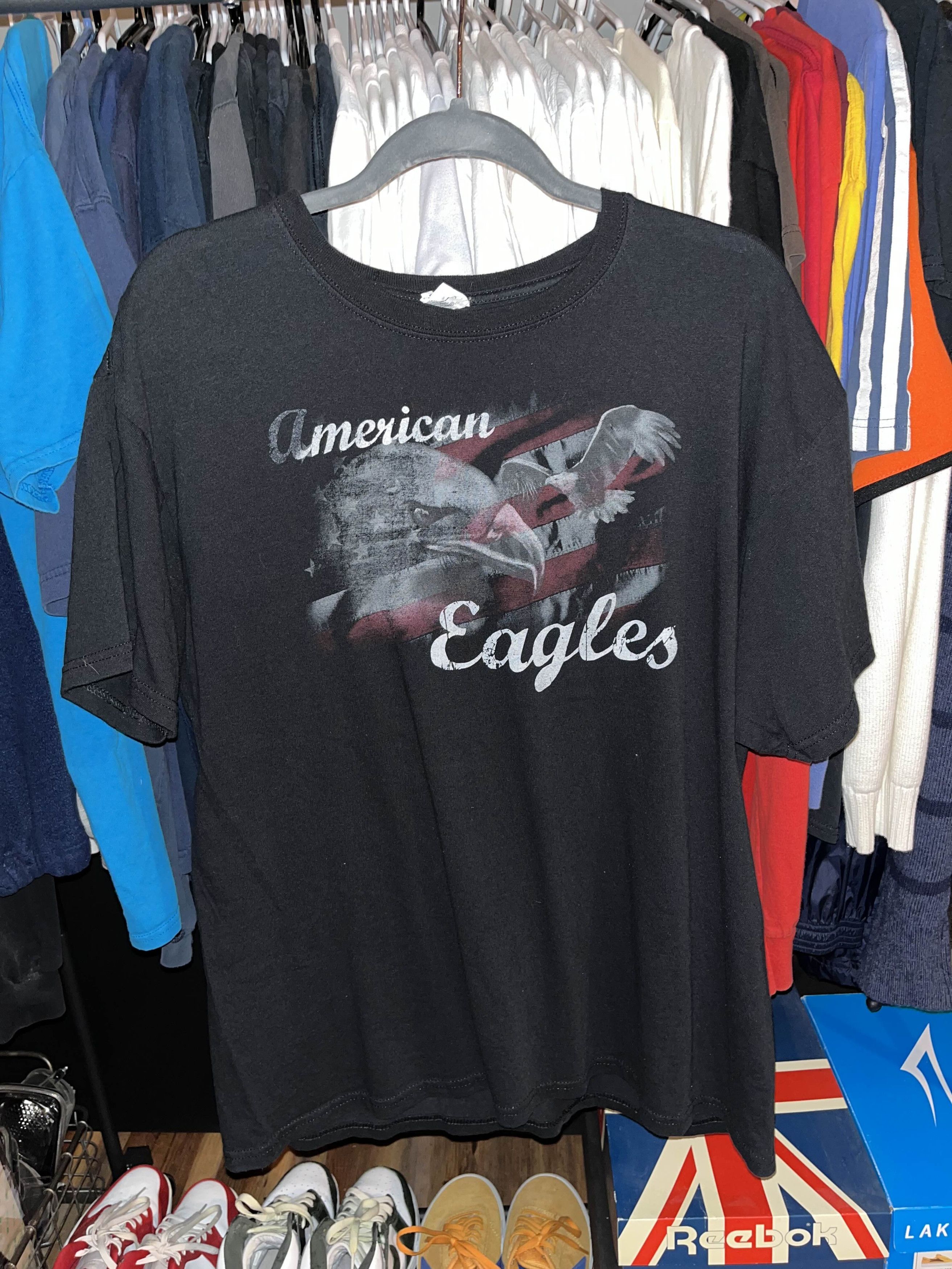 Vintage 90s/Y2K American Eagle Graphic Shirt Size US XL / EU 56 / 4 - 1 Thumbnail