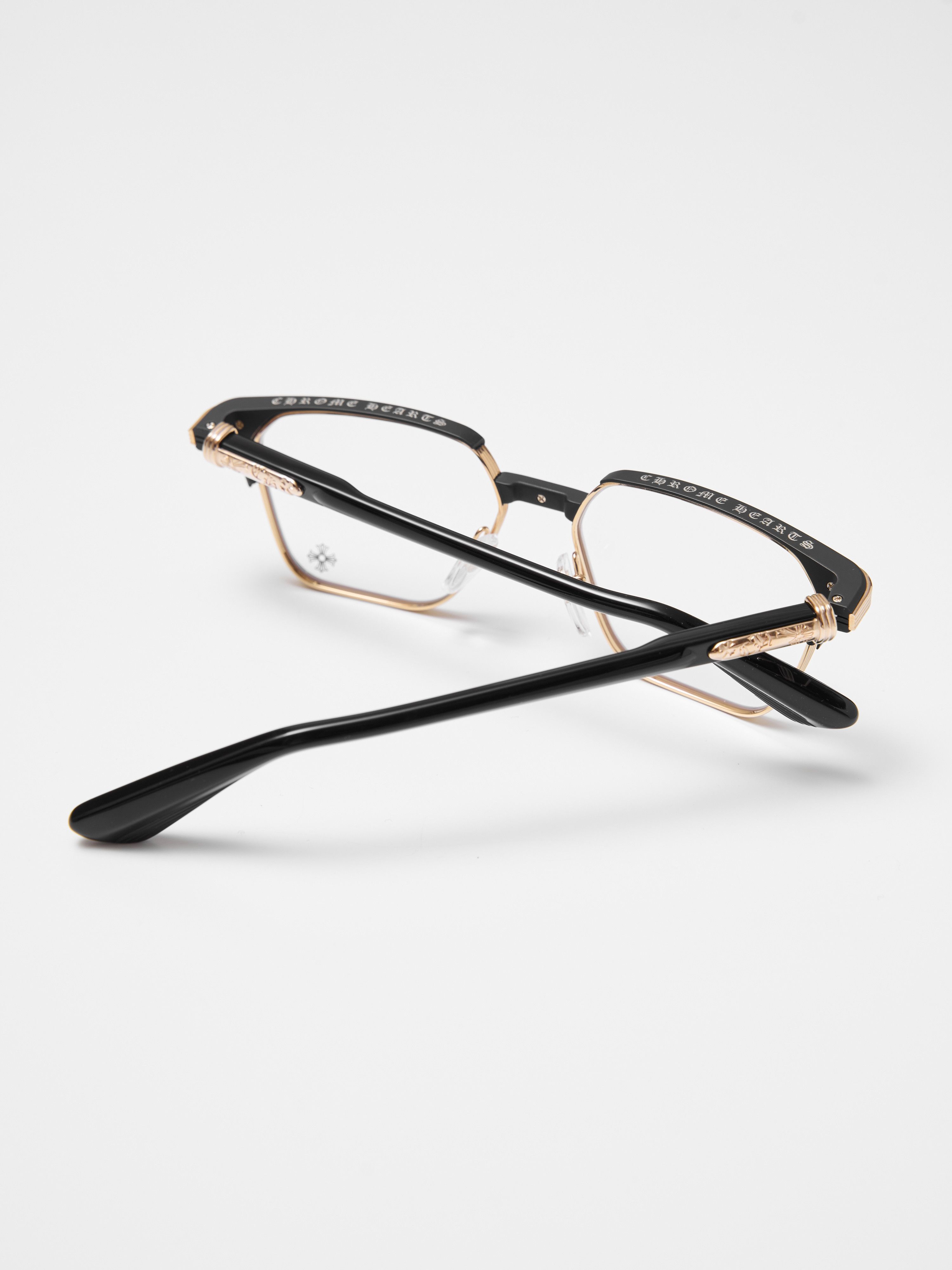 Chrome Hearts CHROME HEARTS BLAZIN MATTE BLACK/GOLD PLATED Size ONE SIZE - 4 Thumbnail