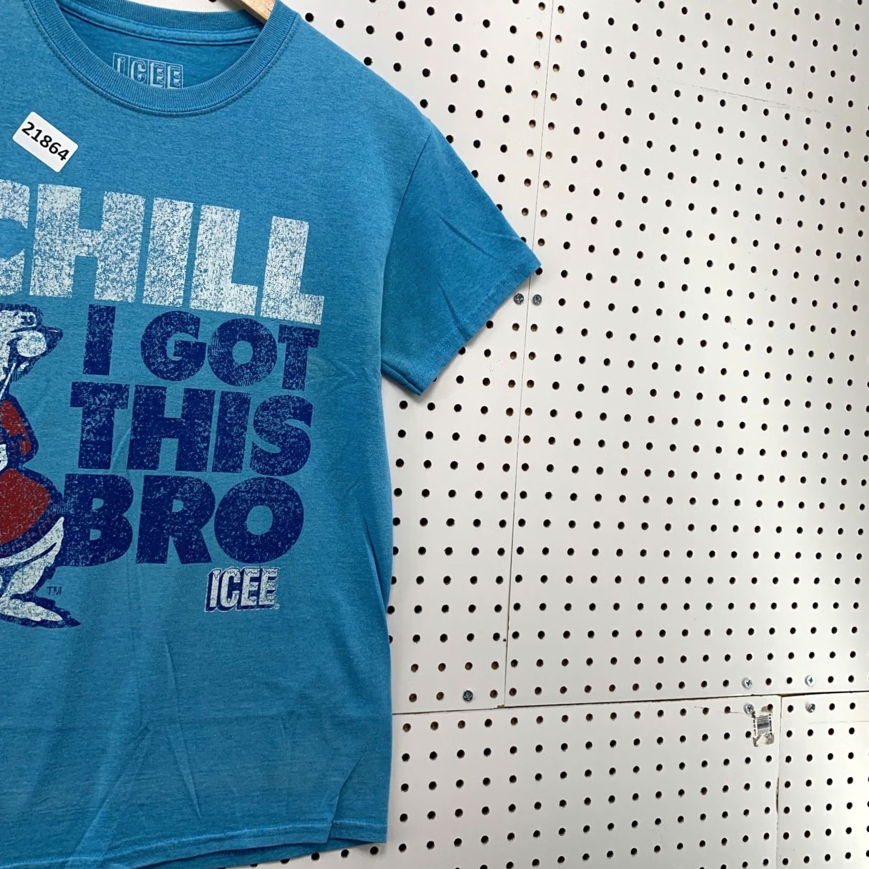 Vintage ICEE Chill I Got This Bro Shirt Blue Polar Bear Graphic Adult Small 18x27 Size US S / EU 44-46 / 1 - 4 Thumbnail