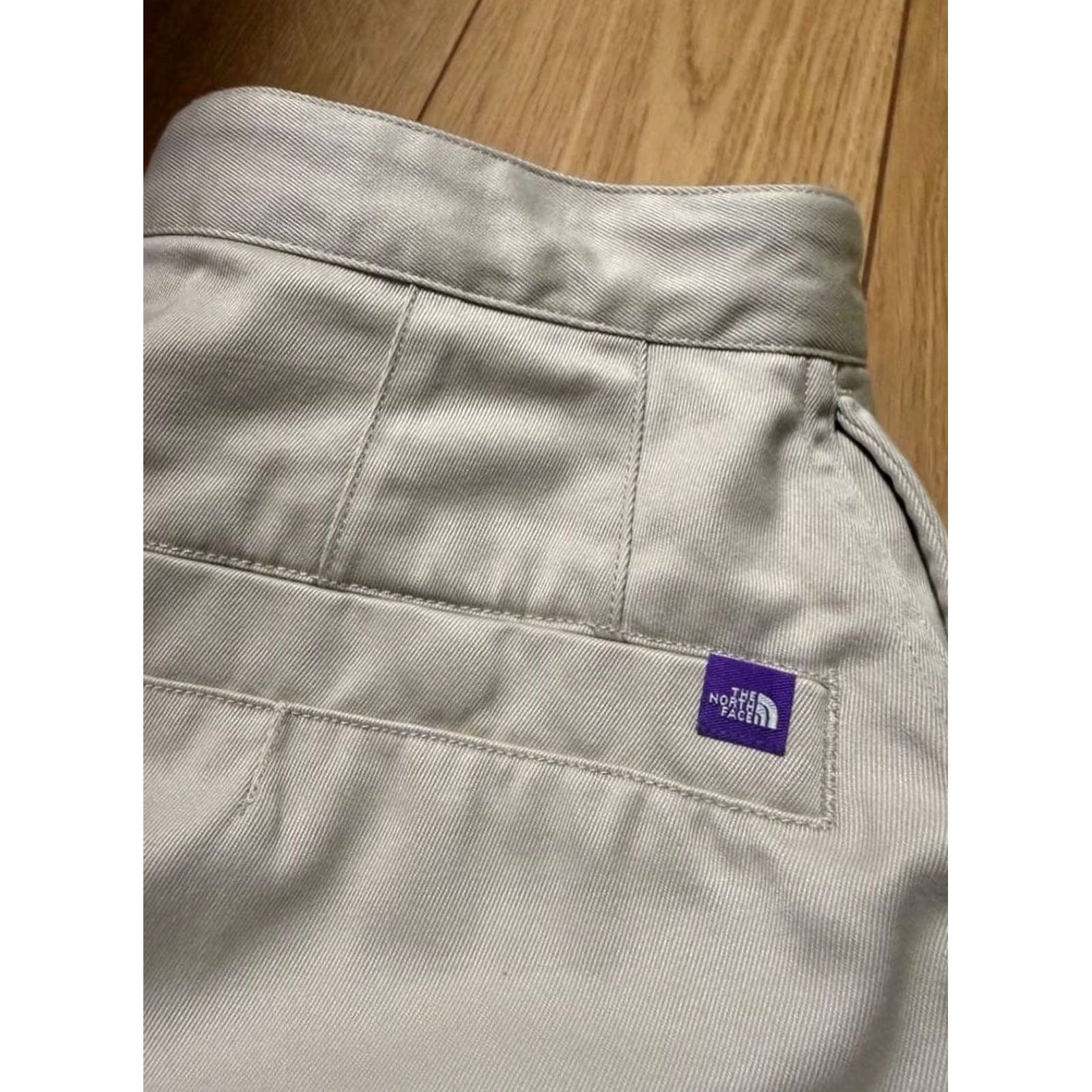 The North Face Purple Label THE NORTH FACE PURPLE LABEL Pants Stretch Twill Wide Tapered Size 30 Light Beige Men Regular Cotton Polyester NA Size US 30 / EU 46 - 4 Thumbnail