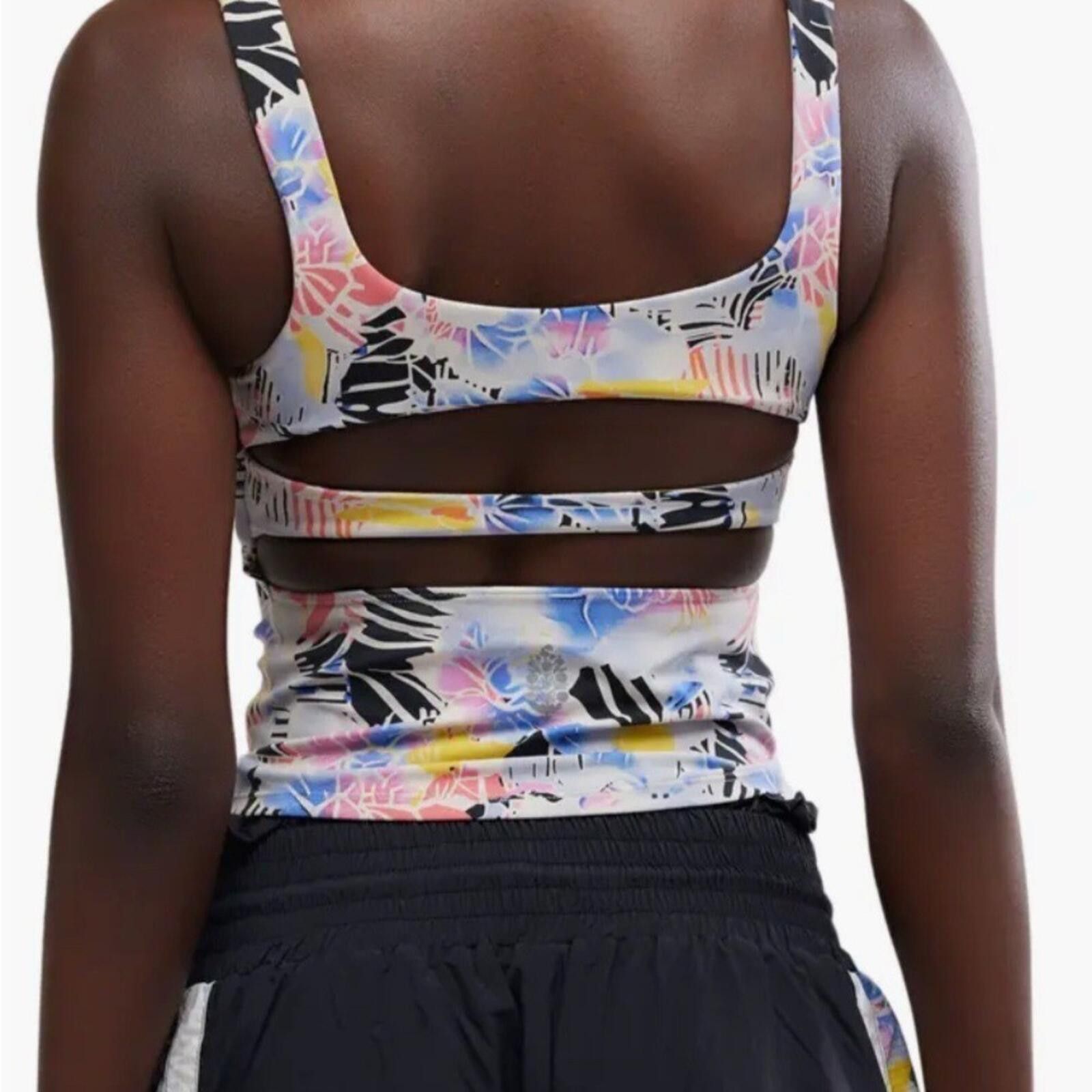 Free People Free People Multicolor Active Floral Tank Top, Size M Size M / US 6-8 / IT 42-44 - 11 Thumbnail
