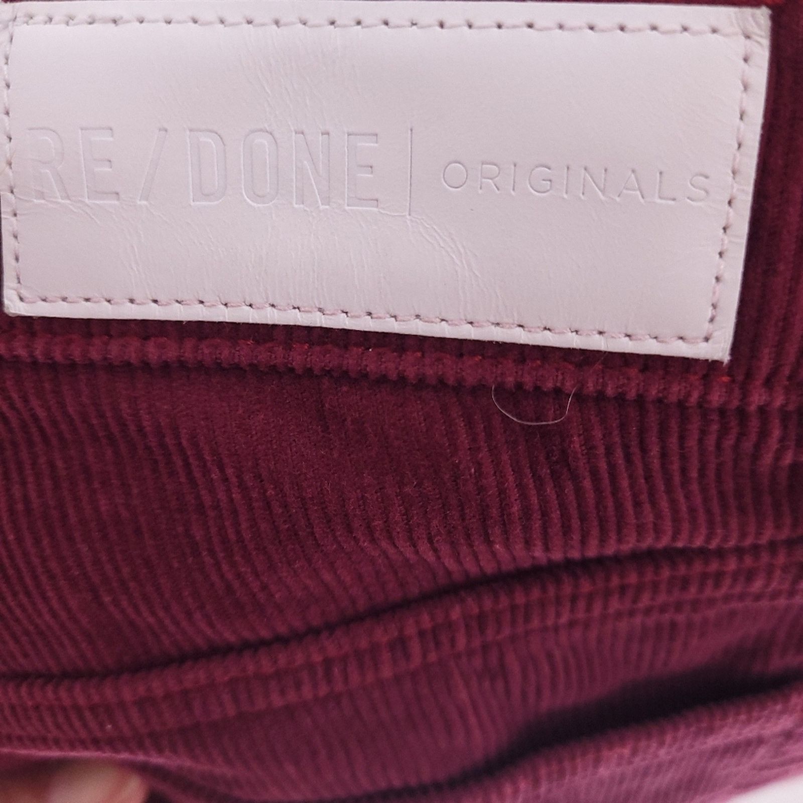 RE/DONE Re/done High Rise Originals Button Fly Corduroy Size 26" / US 2 / IT 38 - 4 Thumbnail