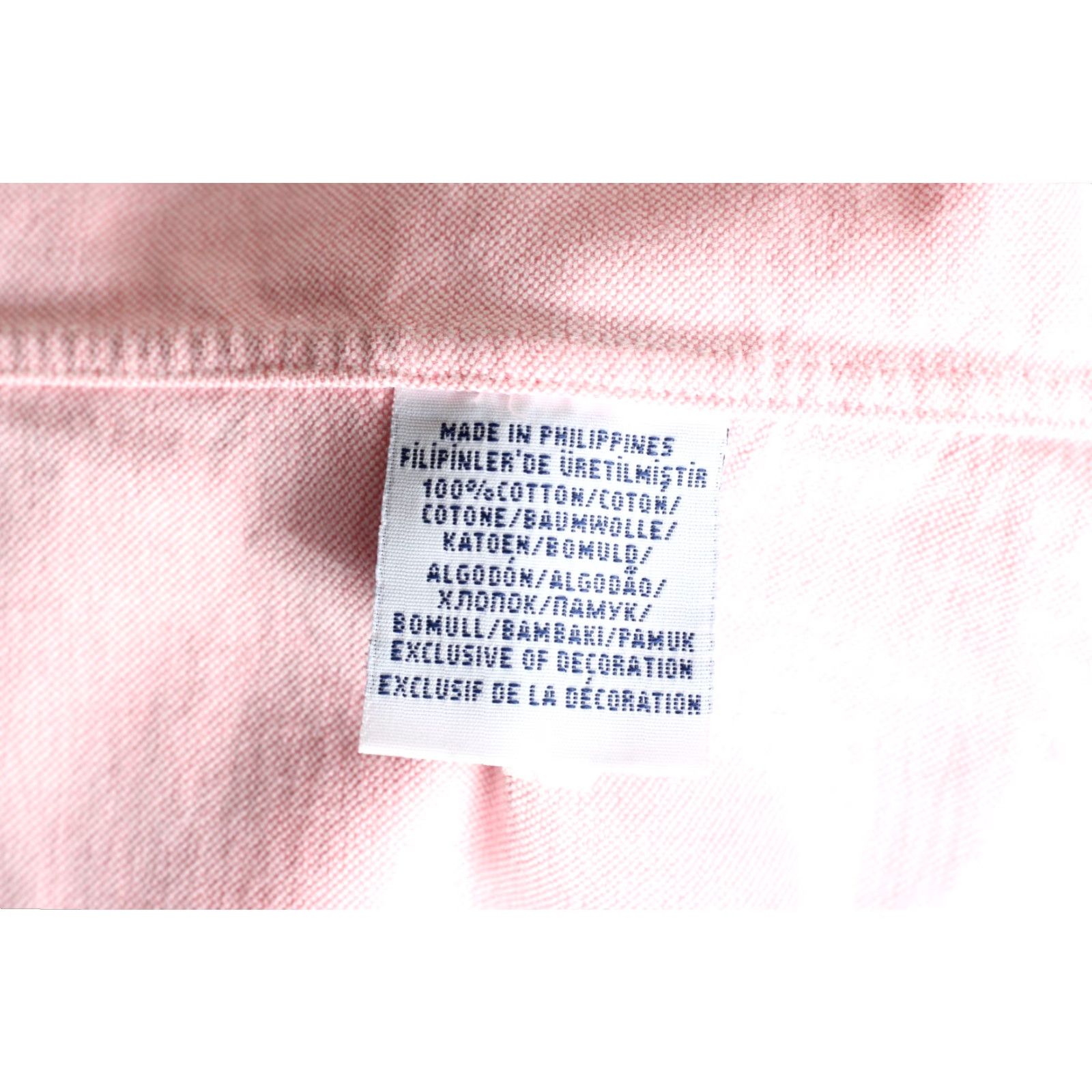 Ralph Lauren RALPH LAUREN Slim Fit Oxford Shirt Men S Long Sleeve Pink VR3514 Size US S / EU 44-46 / 1 - 7 Thumbnail