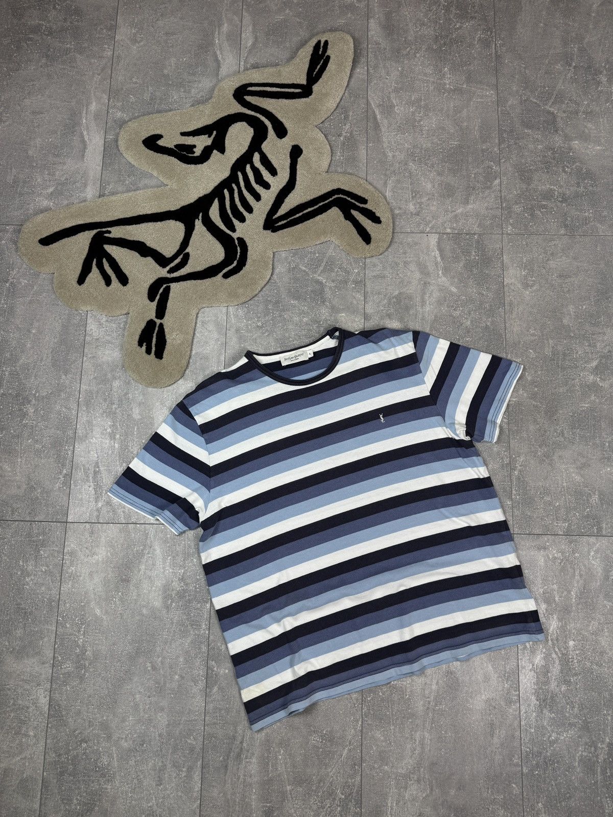 Vintage × Yves Saint Laurent Vintage Yves Saint Laurent YSL T-shirt summer CandysCall 90s Size US XL / EU 56 / 4 - 1 Thumbnail