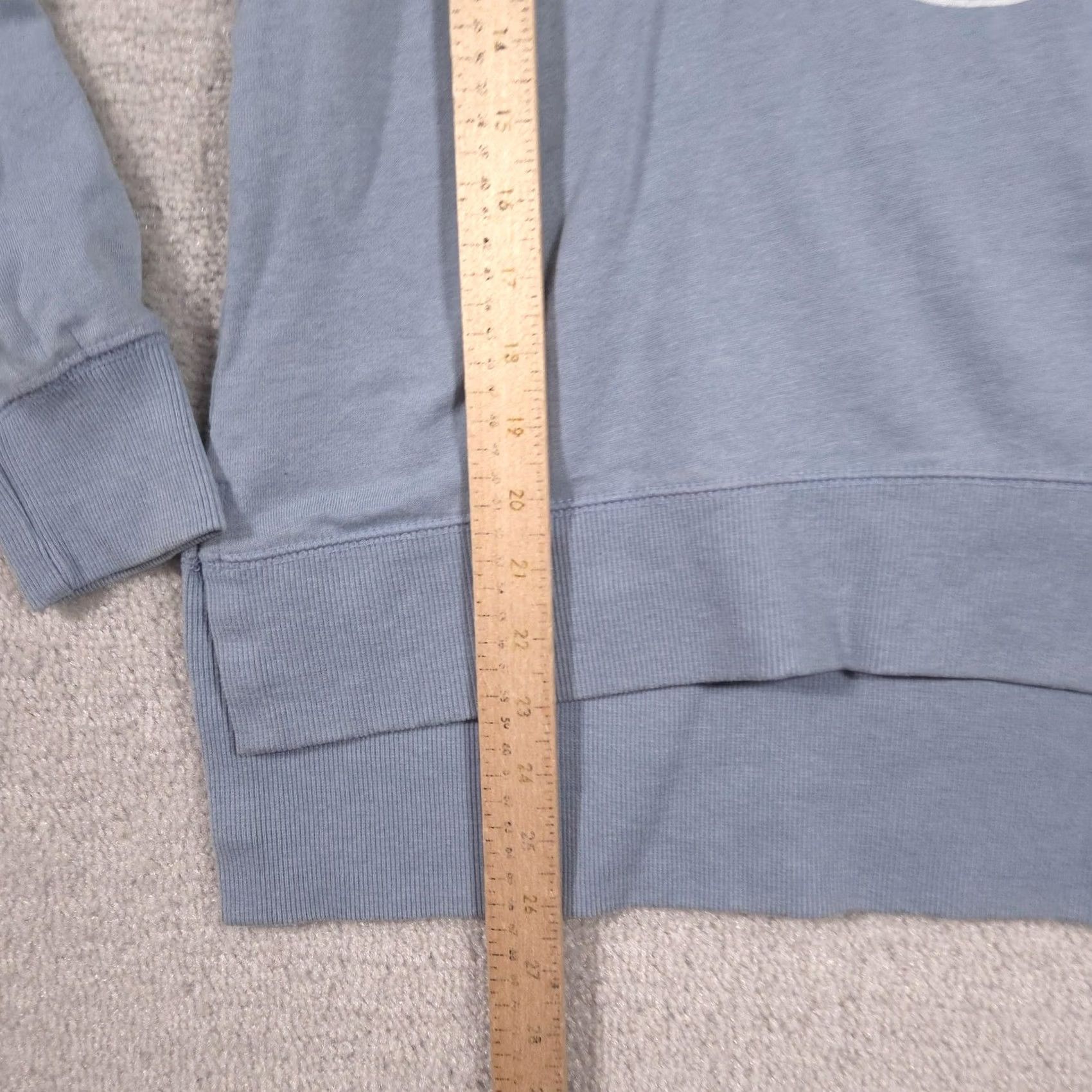 Vintage RetroVision Apparel Hoodie Womens L Blue Rocky Mountain Pullover Sweatshirt Graphic Print Pockets Crew Neck Fleece Polyester Long Sleeve Size L / US 10 / IT 46 - 7 Thumbnail