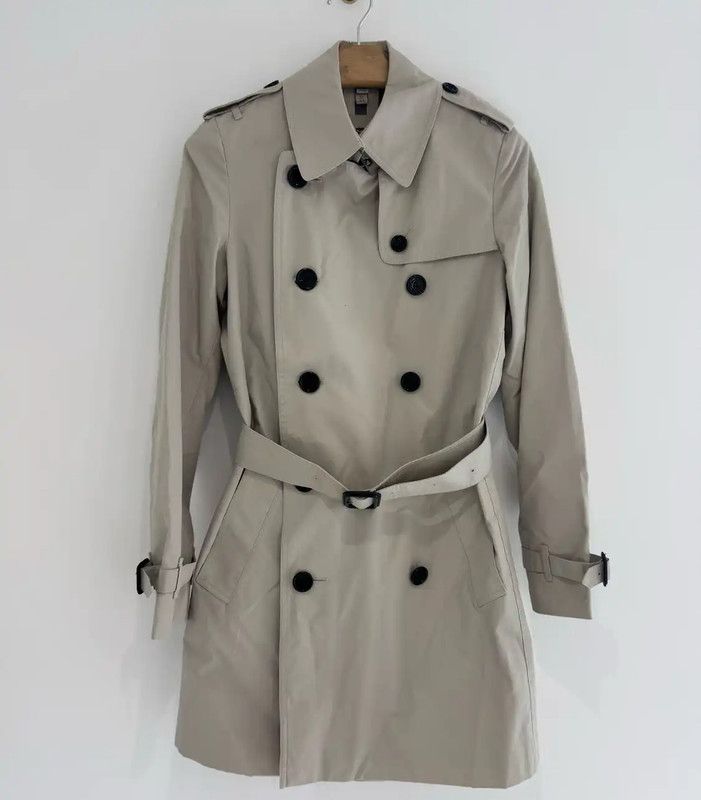 Burberry Burberry Women's Gray Trench Coat 3-6M Size Size XS / US 0-2 / IT 36-38 - 1 Thumbnail